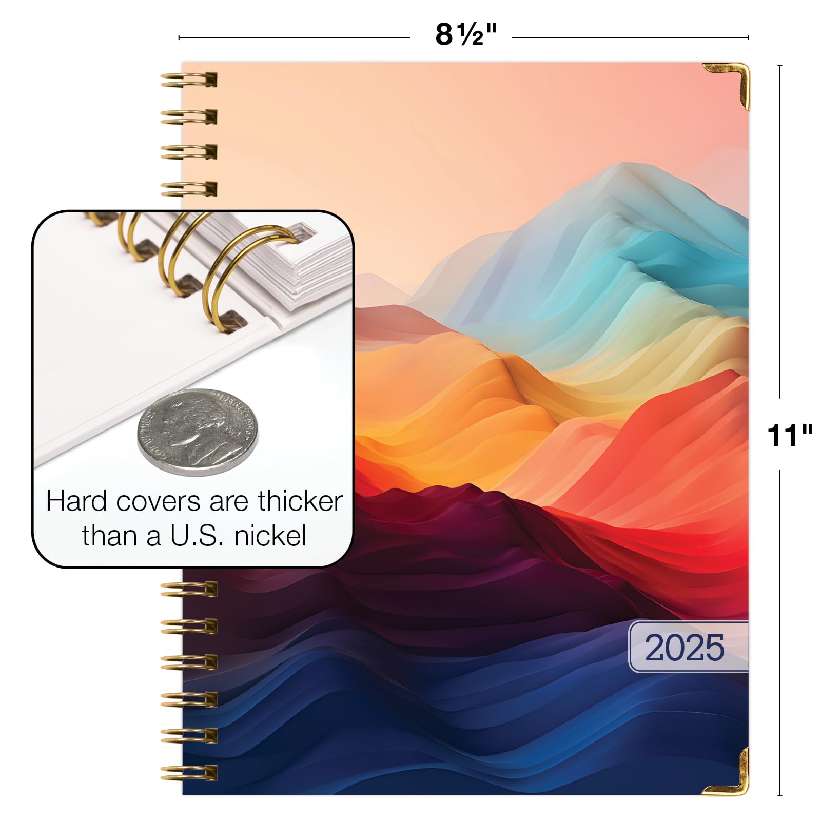 2025 Hardcover Planner 8.5