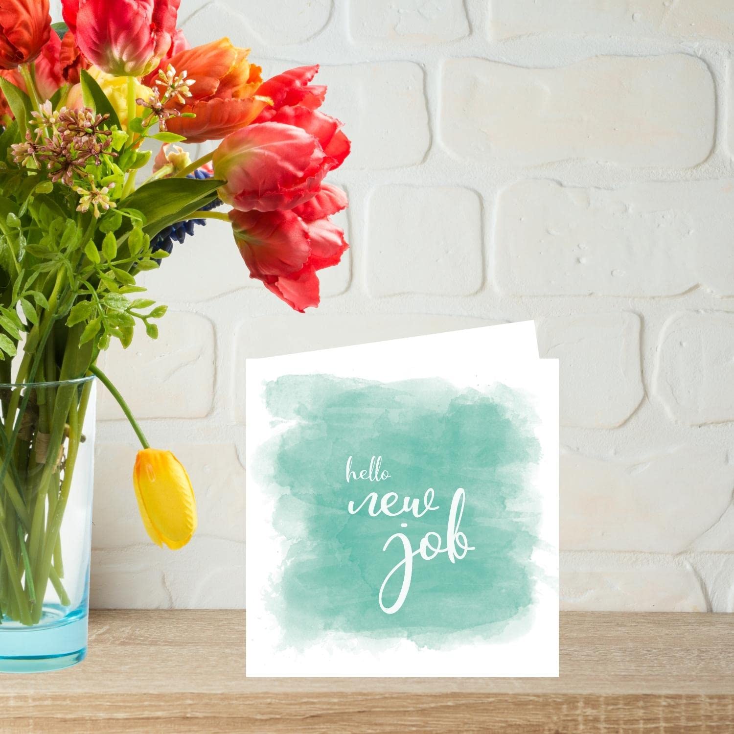 New Job Greeting Cards - Congratulations & Best Wishes for New Career - Perfect for Coworkers, Friends & Family - Office & Professional Milestone Celebrations