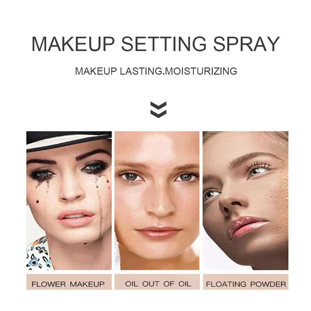 Long Lasting Makeup Setting Spray - Hydrating & Oil Control for All-Day Wear - 100ml (White) | Perfect for Weddings, Photography & Daily Makeup Locking