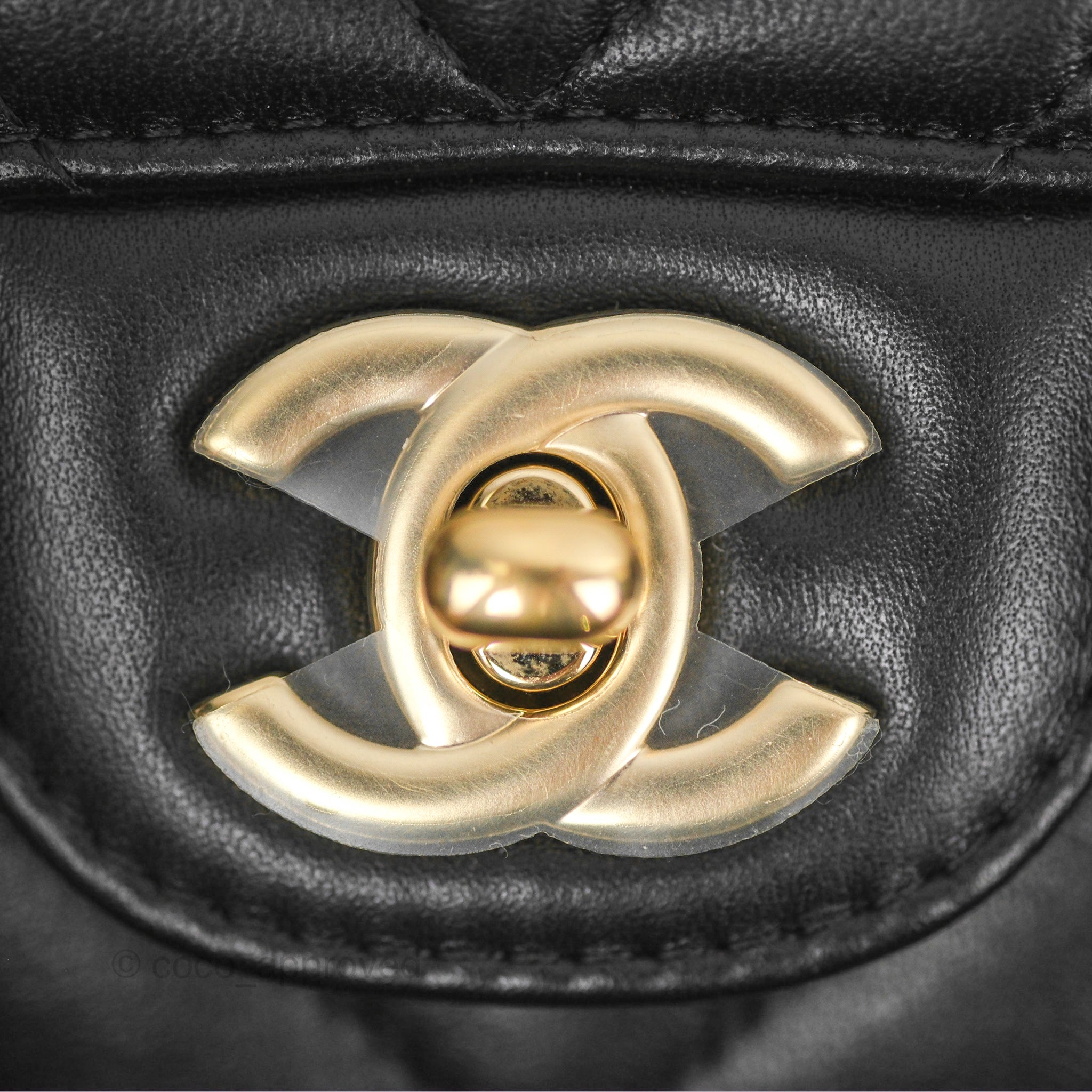 Chanel Chevron Mini Rectangular Flap Bag in Black Lambskin Leather with Gold Hardware - Luxury Crossbody Purse for Women, Perfect for Evening Events & Date Nights