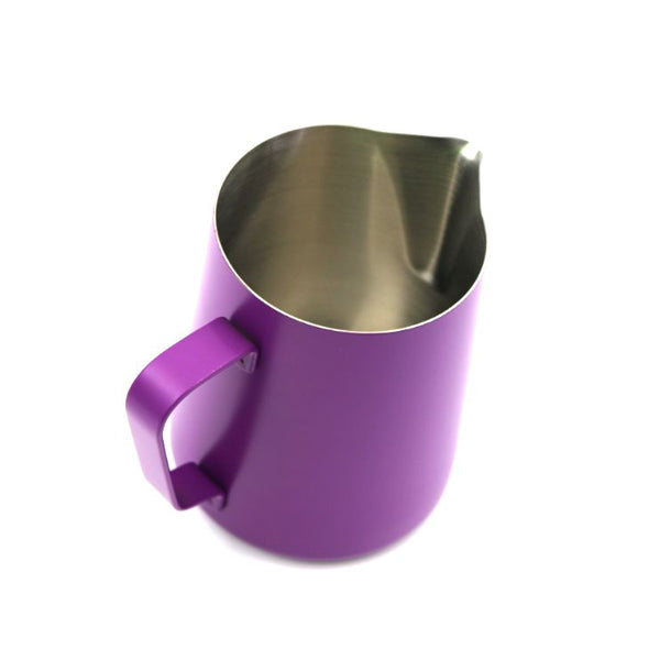 Premium Rhino Classic Milk Frothing Pitcher 450ml (15oz) - Barista-Grade Stainless Steel Milk Jug for Perfect Latte Art & Cappuccino Foam - Ideal for Home & Professional Coffee Shops, Cafes, and Espresso Bars