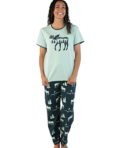 Mountain Moose Pajama Set