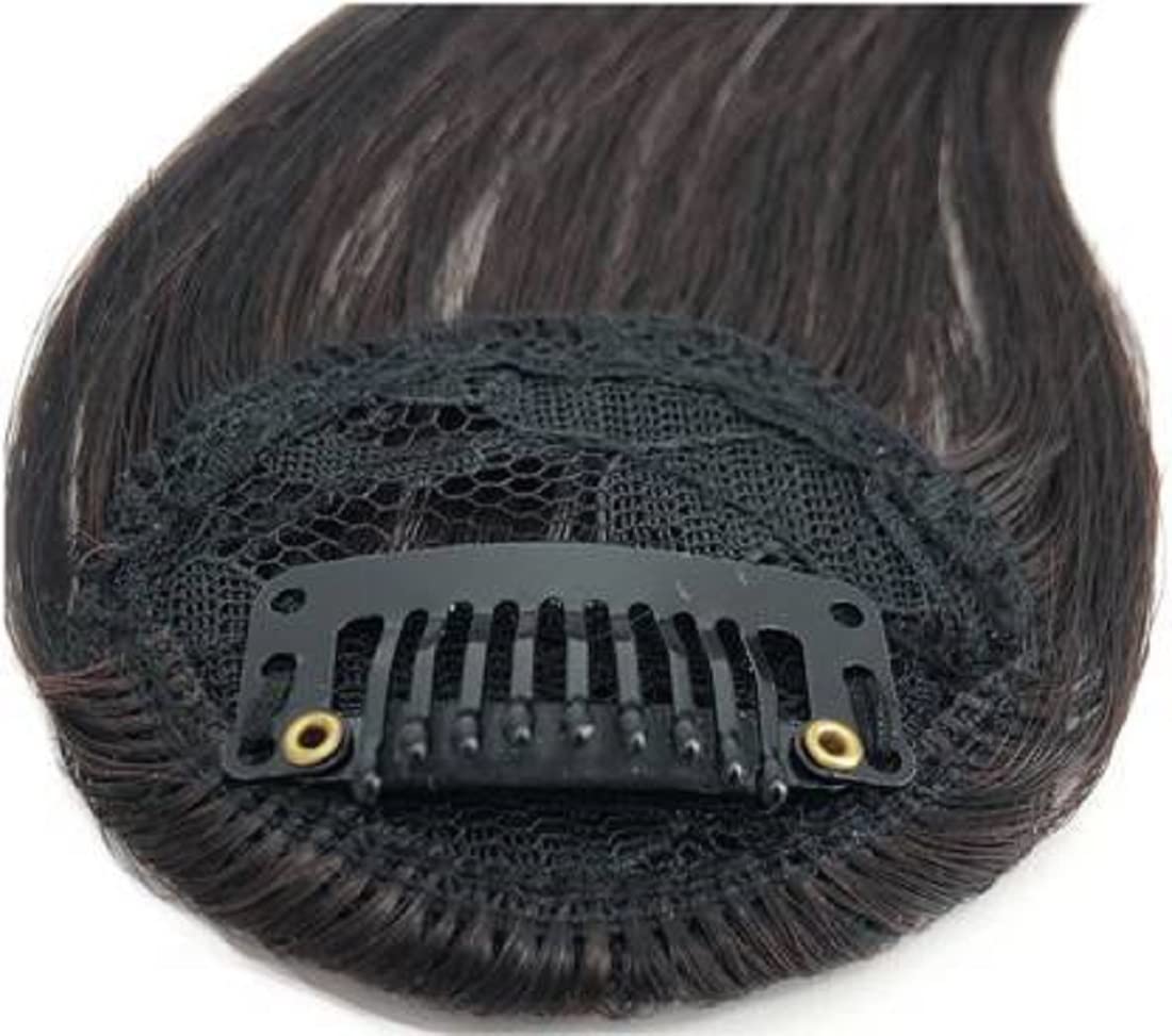 Natural Looking Wispy Bangs Hair Extensions for Women - Brown Fringe Clip-in Bangs | Stylish Front Hairpiece for Girls & Women | Perfect for Cosplay, Daily Wear & Hairstyle Transformation