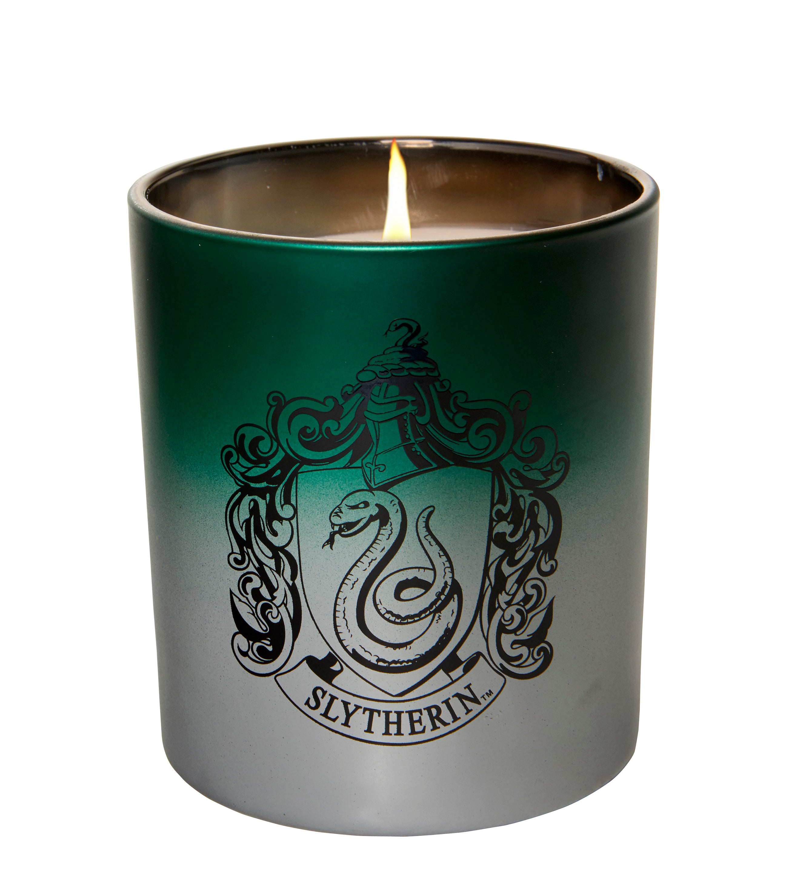 Harry Potter Slytherin Glass Candle - Handmade Scented Candle for Home Decor, Gift & Harry Potter Fans - Perfect for Bedroom, Living Room & Harry Potter Themed Parties