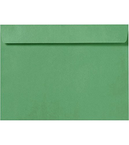 Premium 6x9 Booklet Envelopes - 80lb Text Weight, Holiday Green (Pack of 500) | Perfect for Greeting Cards, Wedding Invitations & Business Mailings
