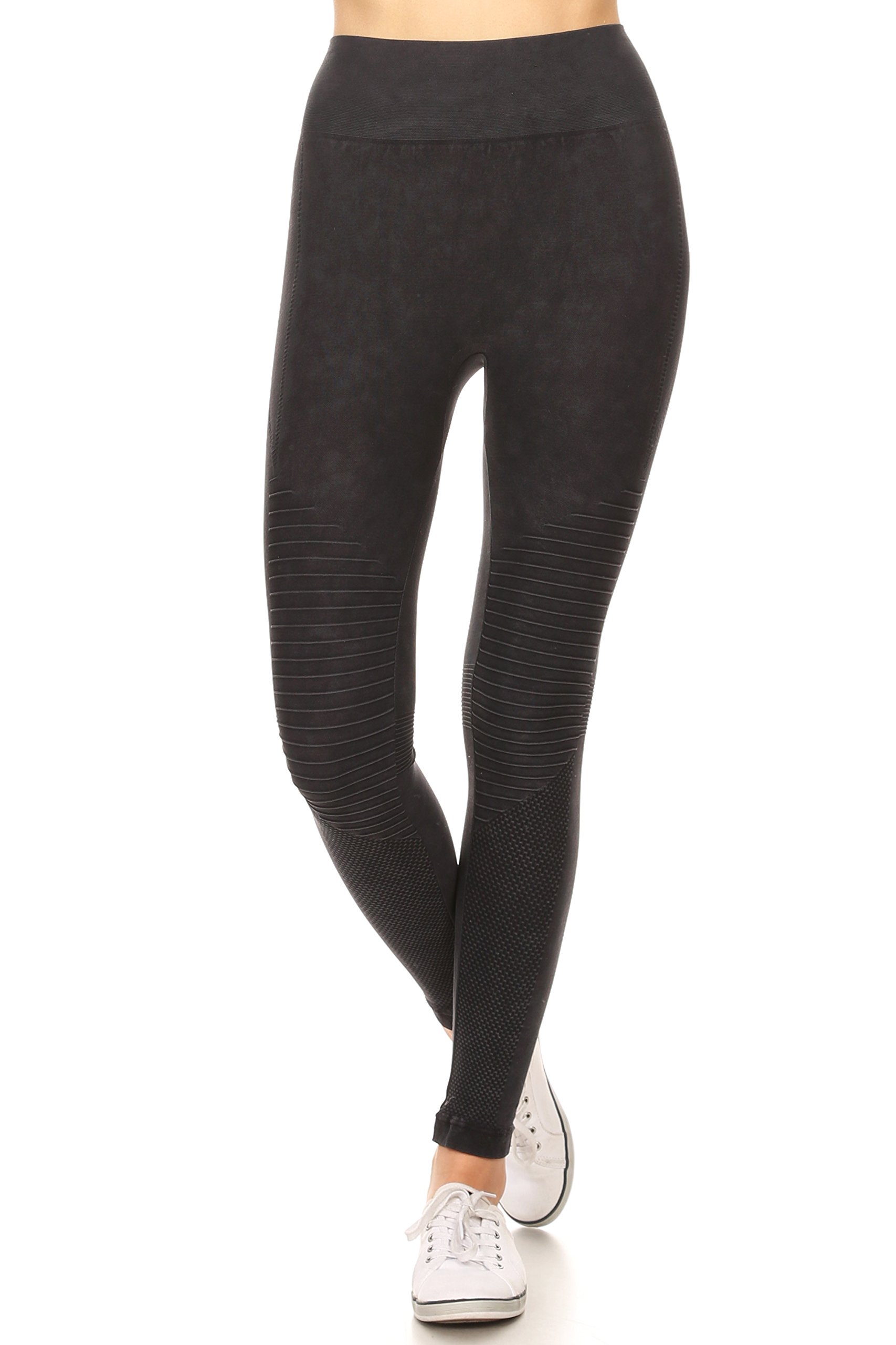 Vintage Wash Women's High Waist Workout Leggings - Yoga Pants for Gym, Running & Fitness - Perfect for Yoga, Pilates & Casual Wear