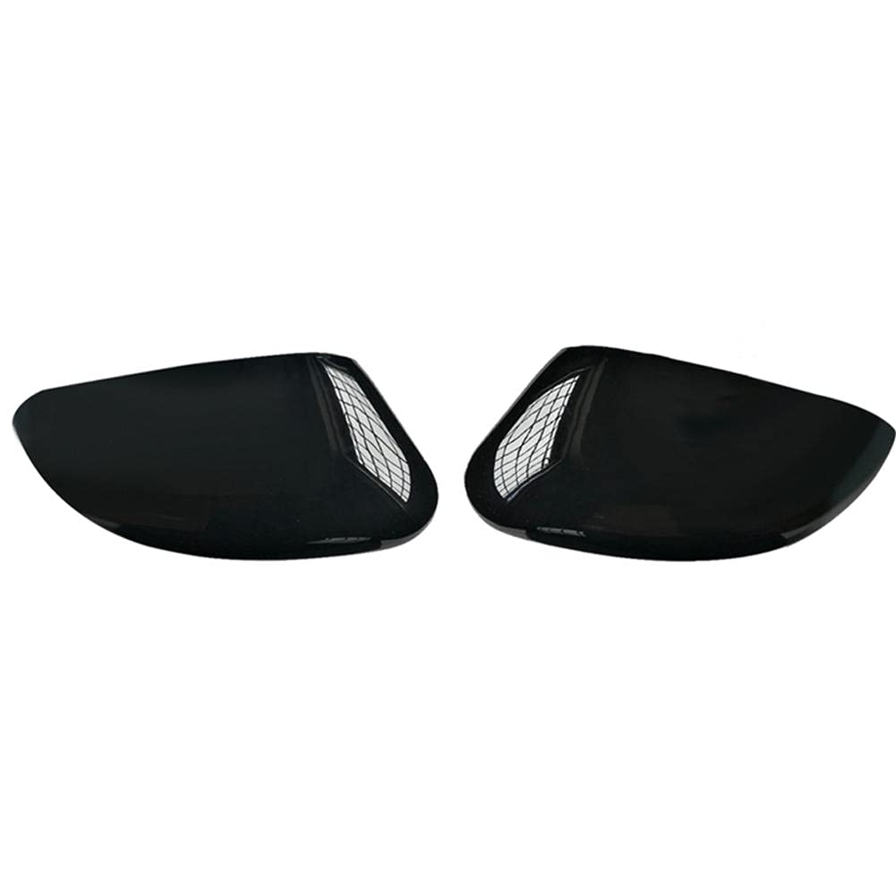 NKDbax Car Rearview Mirror Cover Side Mirror Case for Ford Focus MK3 MK2 2012-2018 - Durable ABS Plastic Replacement Accessory for Enhanced Protection & Style - Perfect for Daily Commute, Road Trips & Parking Safety