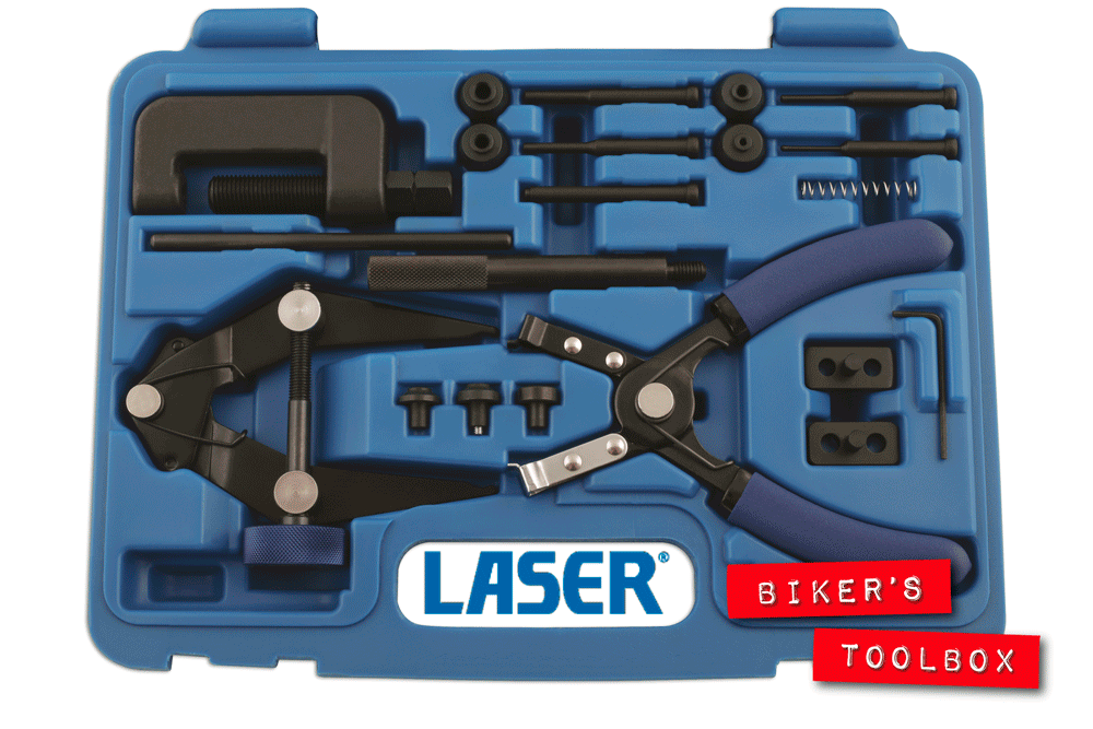 Professional Laser Motorcycle Chain Tool Kit - Durable & Precise for Chain Maintenance & Repair | Perfect for DIY Enthusiasts & Mechanics