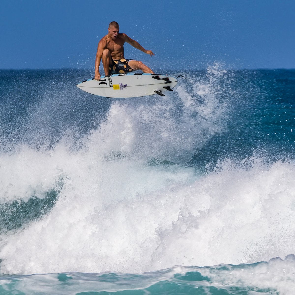 FCS II QUAD Rear H4 Surfboard Fins - High Performance Surfing Fins for All Wave Conditions - Perfect for Shortboards, Fish, and Performance Surfboards