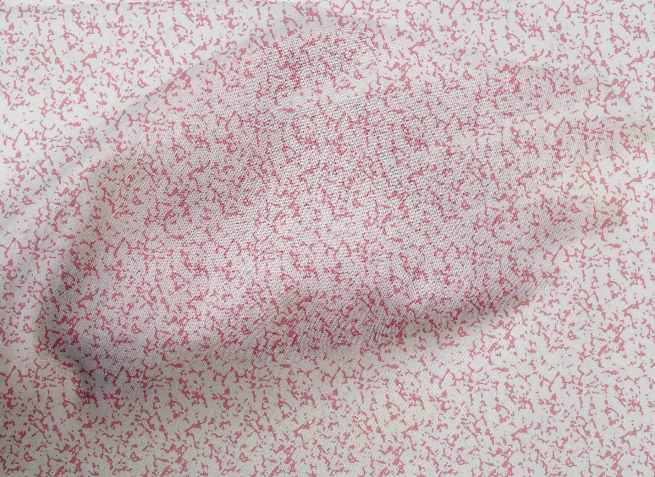 oneOone 100% Cotton Poplin Pink Abstract Texture Dress Fabric - 56 Inch Wide by The Yard | Perfect for DIY Dresses, Skirts & Home Decor Projects