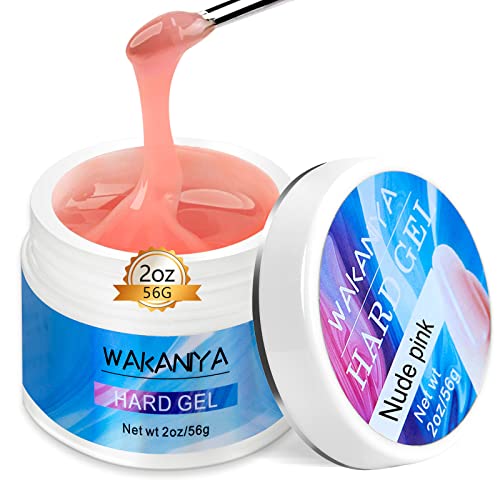 Nude Pink UV Builder Gel for Nails - 2oz Large Capacity Hard Gel for Nail Extensions, Strengthening, Sculpting & Overlays | Professional Salon Quality for DIY Nail Art at Home | Perfect Gift for Women & Nail Enthusiasts | Great for Manicures, Pedicures & Nail Enhancements