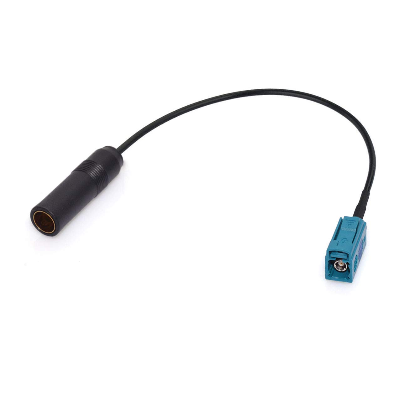 Bingfu Universal Car FM AM Radio Antenna Adapter - Fakra Z Female to DIN Socket Connector Cable 15cm (6 inch) for Car Stereo, HD Radio, CD Player | Vehicle Audio System Upgrade | Enhanced Reception for Road Trips & Daily Commutes