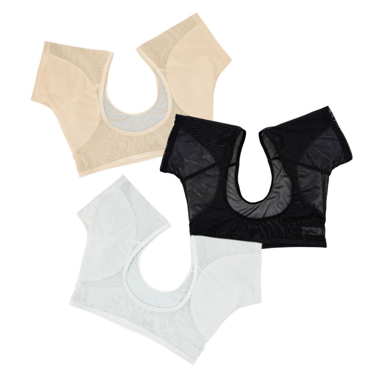 Women's Sweat Pad Vest - Breathable Underarm Vest for Girls & Teens - Skin-Friendly Comfort Wear for Gym, Yoga & Daily Activities