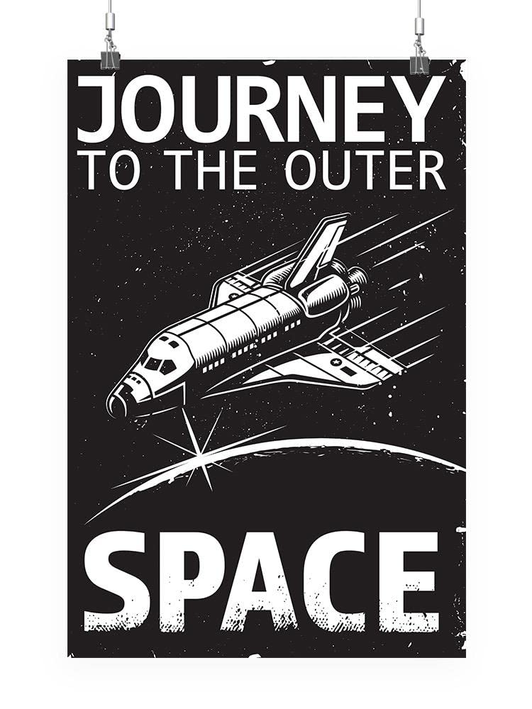 Journey to The Outer Space Poster - Stunning Space Artwork for Home & Office Decor | Perfect for Astronomy Lovers & Sci-Fi Fans
