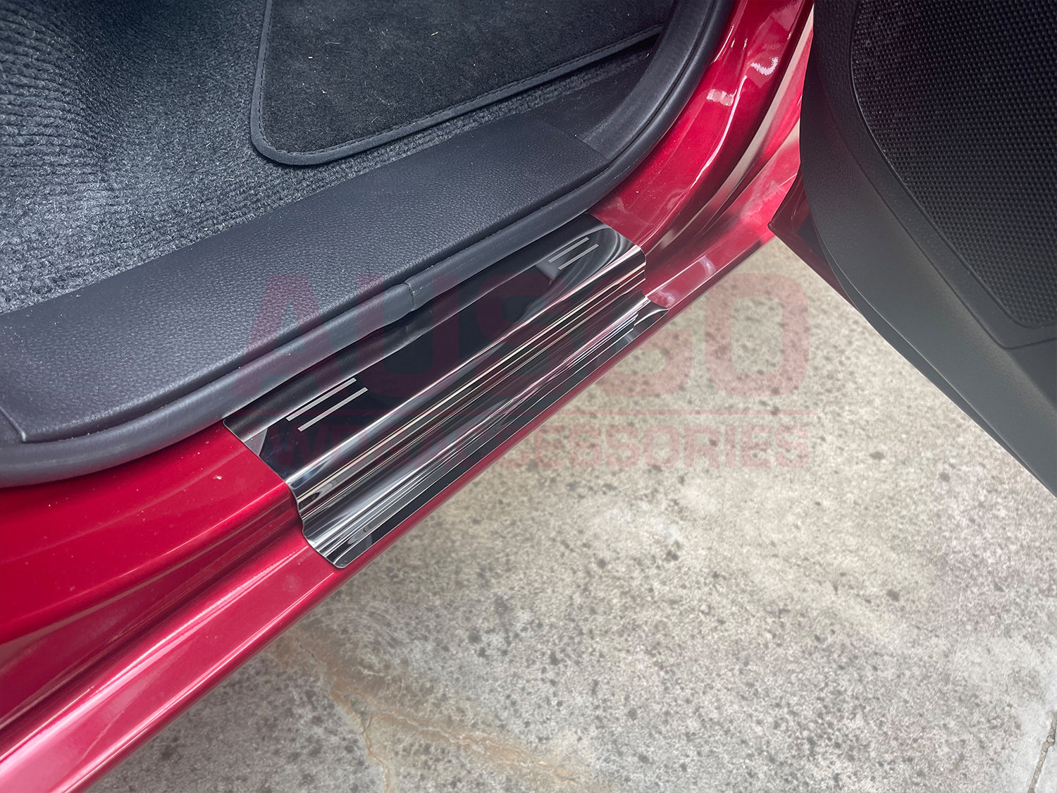 Stainless Steel Door Sill Protector for Mazda BT-50 BT50 Dual Cab 2020-2024 - Heavy Duty Scratch Guard for Truck Doors - Perfect for Off-Roading & Daily Commuting