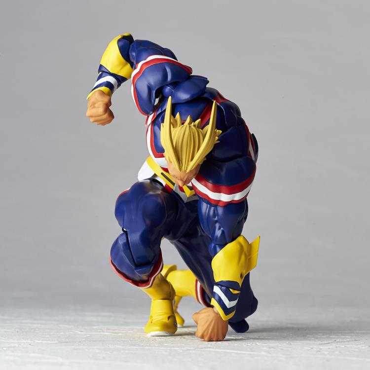 Amazing Yamaguchi Revoltech All Might Action Figure - My Hero Academia Anime Collectible for Display & Play
