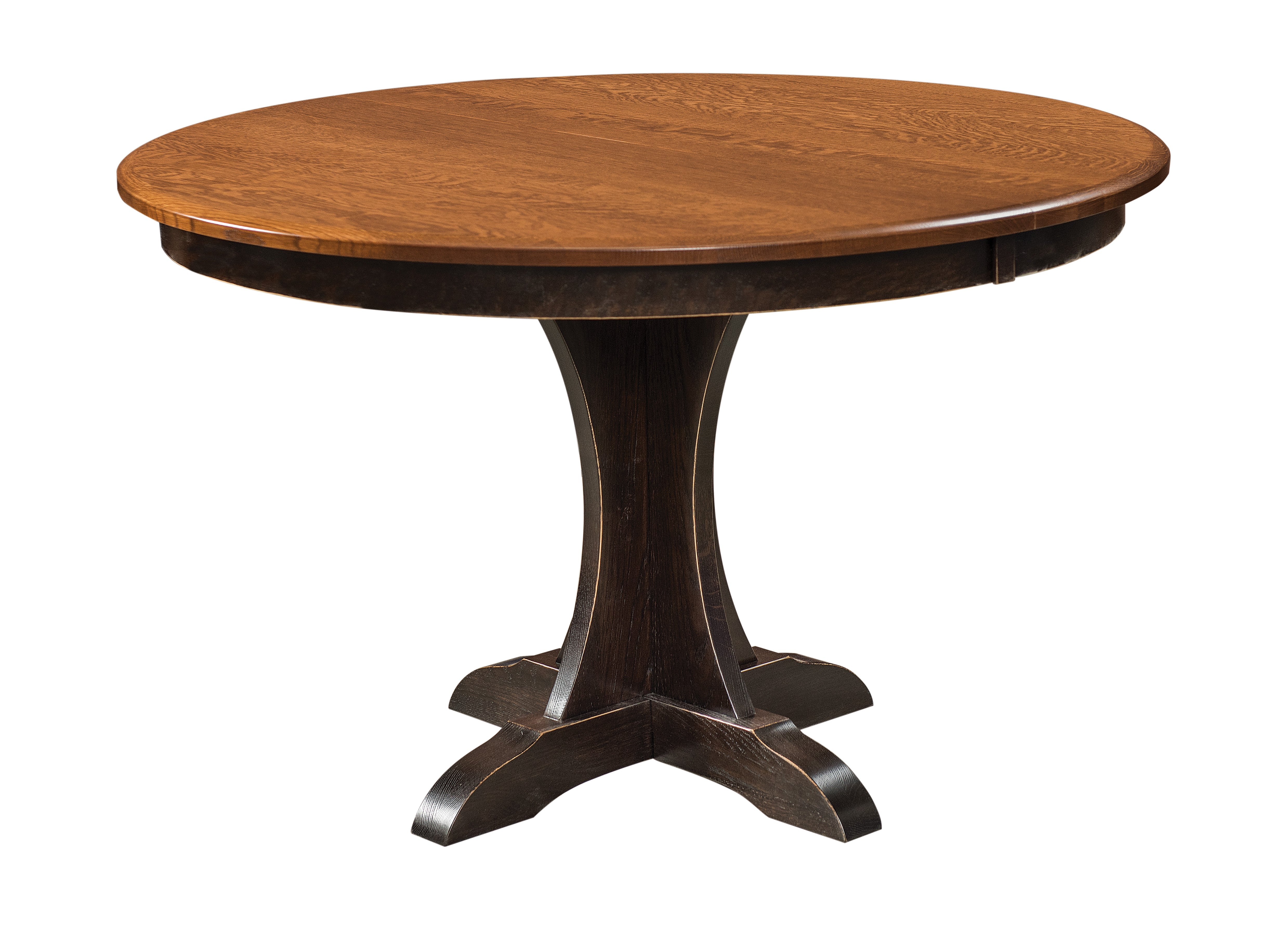 Ellis 48 Inch Round Pedestal Dining Table - Modern Kitchen & Dining Room Furniture for Small Spaces - Perfect for Breakfast Nook, Apartment, or Cozy Home Decor