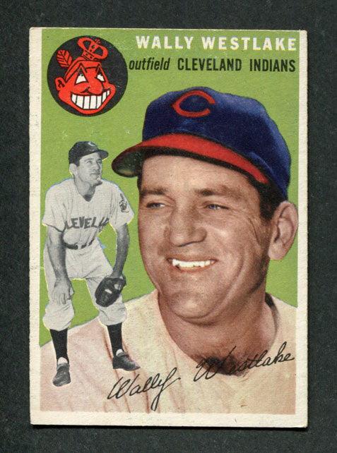 1954 Topps #92 Wally Westlake Cleveland Indians Vintage Baseball Card - Collectible Sports Memorabilia for Fans & Investors