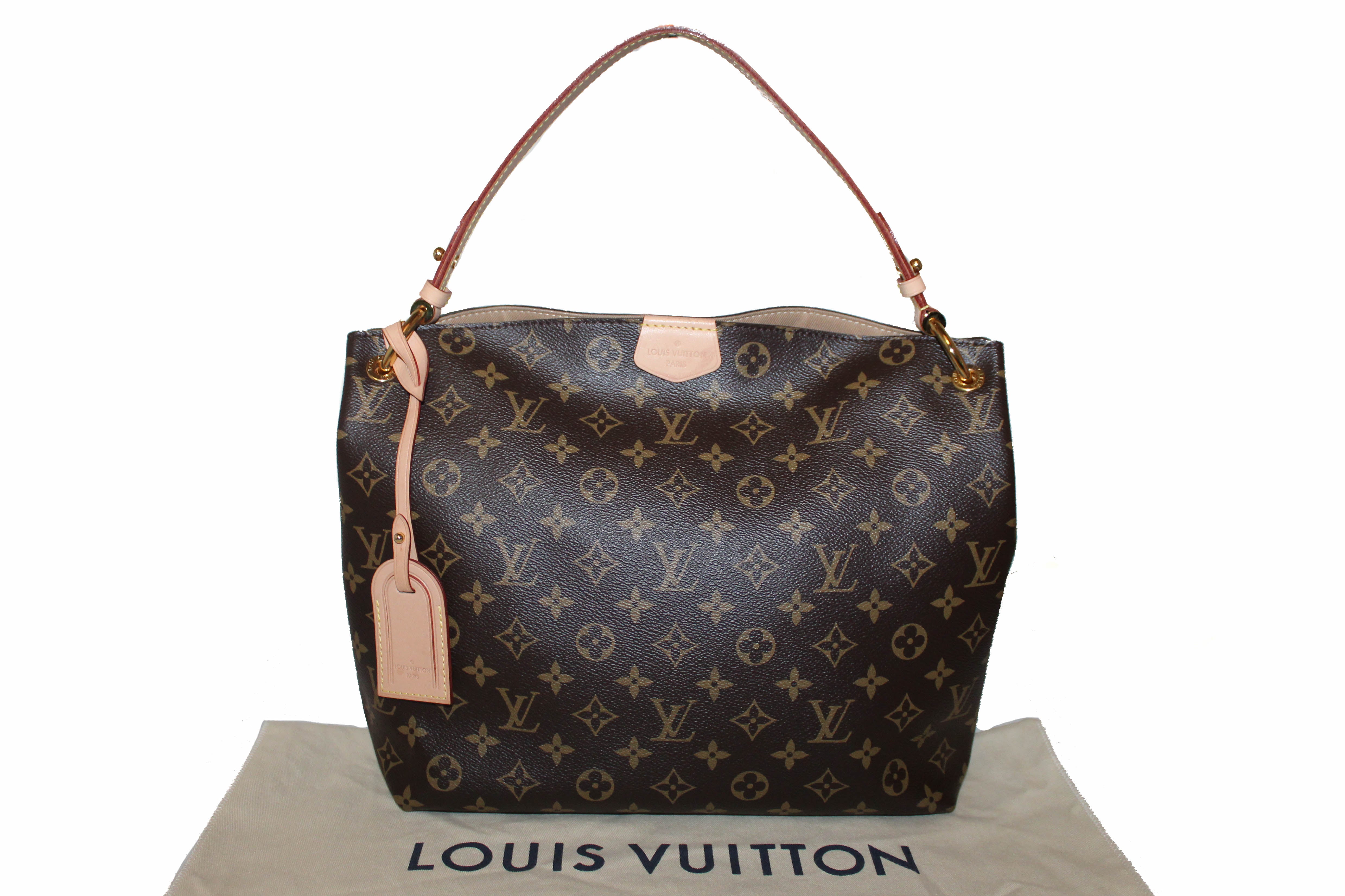 Authentic Louis Vuitton Graceful PM Monogram Canvas Hobo Shoulder Bag - Luxury Handbag for Women, Perfect for Work, Travel & Everyday Use