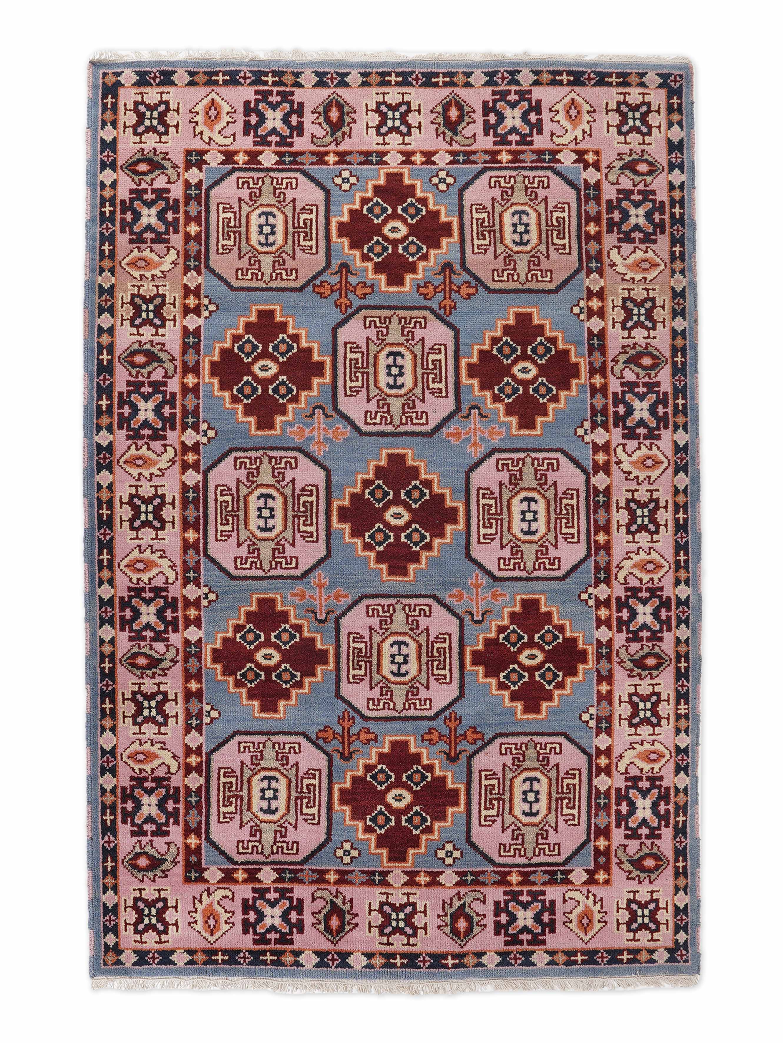 Handmade Baluch Afghan Rug - Authentic Hand-Knotted Wool Carpet for Living Room, Bedroom & Home Decor