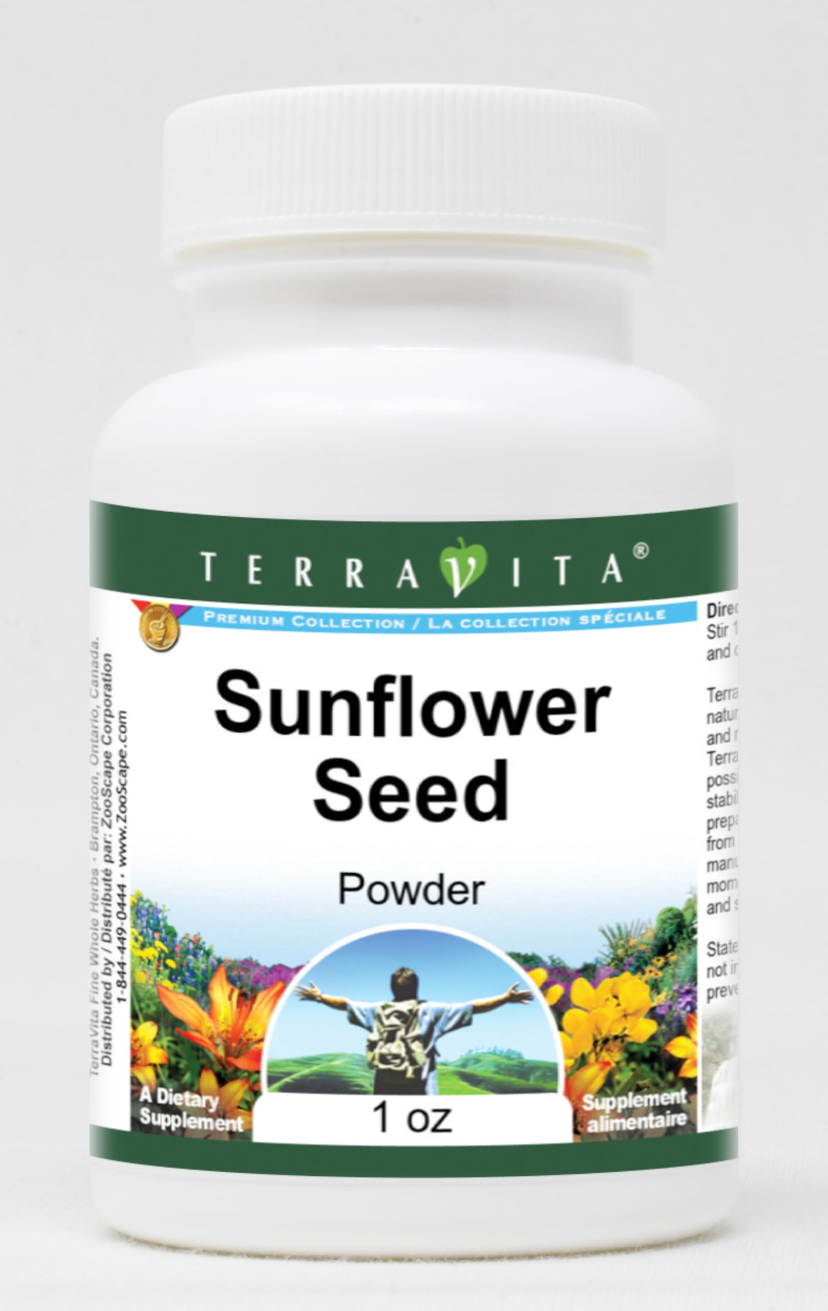 Organic Sunflower Seed Powder 1 oz (ZIN: 521481) - Vegan Protein Source for Smoothies, Baking & Healthy Snacks