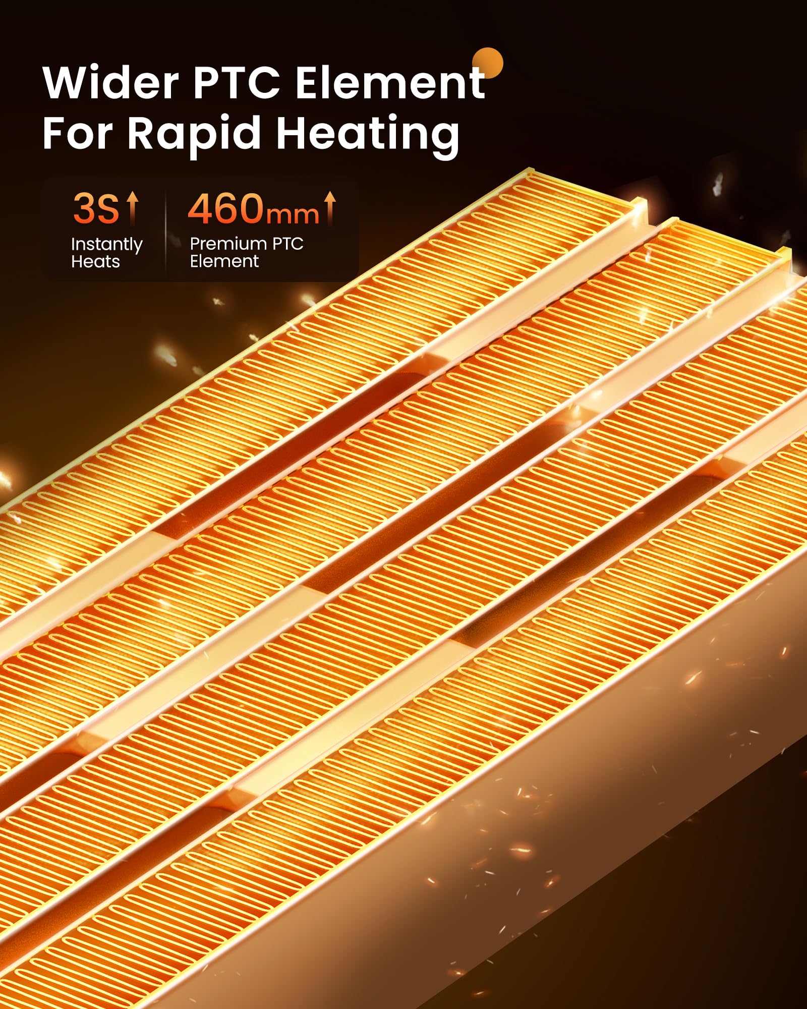 1500W Space Heater for Large Rooms - 34