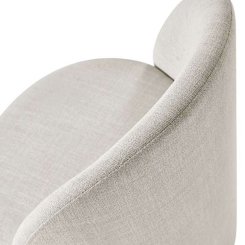 Modern Curved Back Swivel Dining Chair - Ergonomic Comfort for Kitchen, Dining Room & Office - Perfect for Home Decor & Entertaining Guests