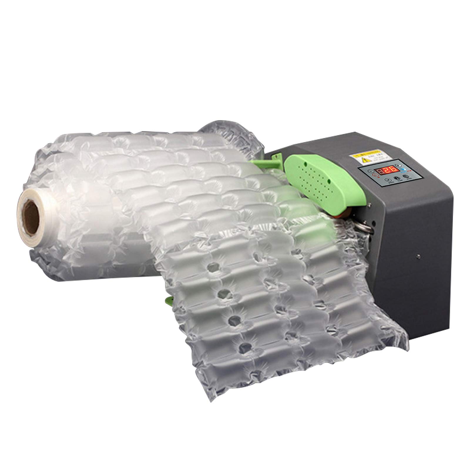 ANBT Portable Air Cushion Machine - 12 M/Min High Speed Inflatable Packaging System for Bubble Wrap & Protective Film (Ideal for E-commerce Shipping, Fragile Item Protection & Moving Supplies)