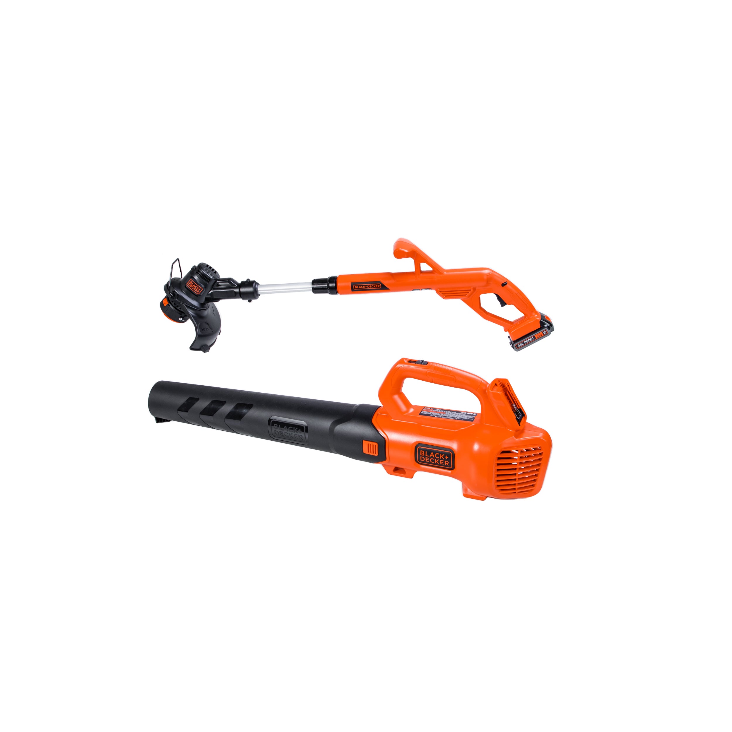 20V MAX Cordless Axial Leaf Blower and String Trimmer Combo Kit - 2-in-1 Yard Tool Set for Lawn Care, Garden Maintenance & Outdoor Cleaning
