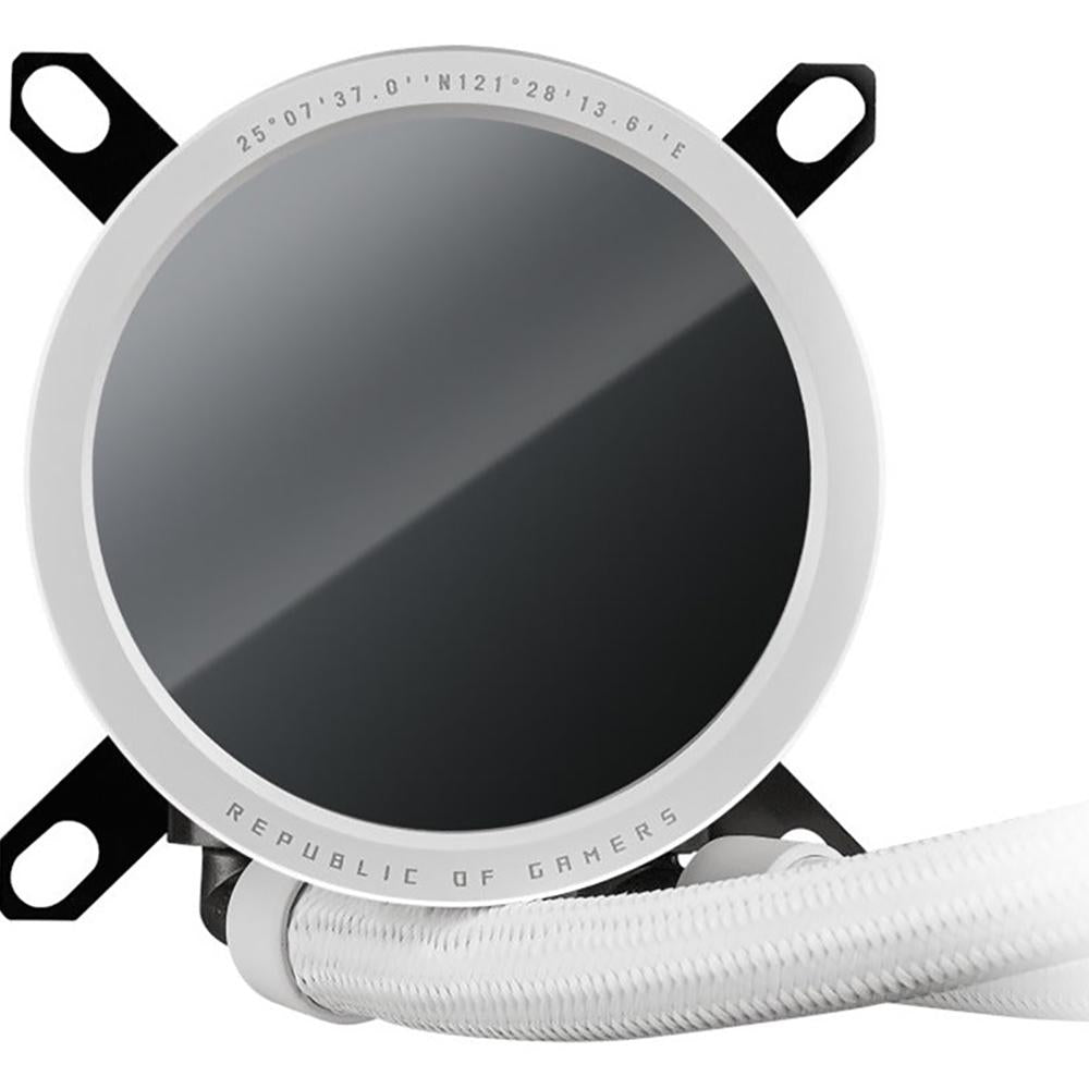 ASUS ROG Ryuo III 240mm ARGB White Liquid CPU Cooler - Premium AIO Cooling for Gaming PCs & High-Performance Workstations