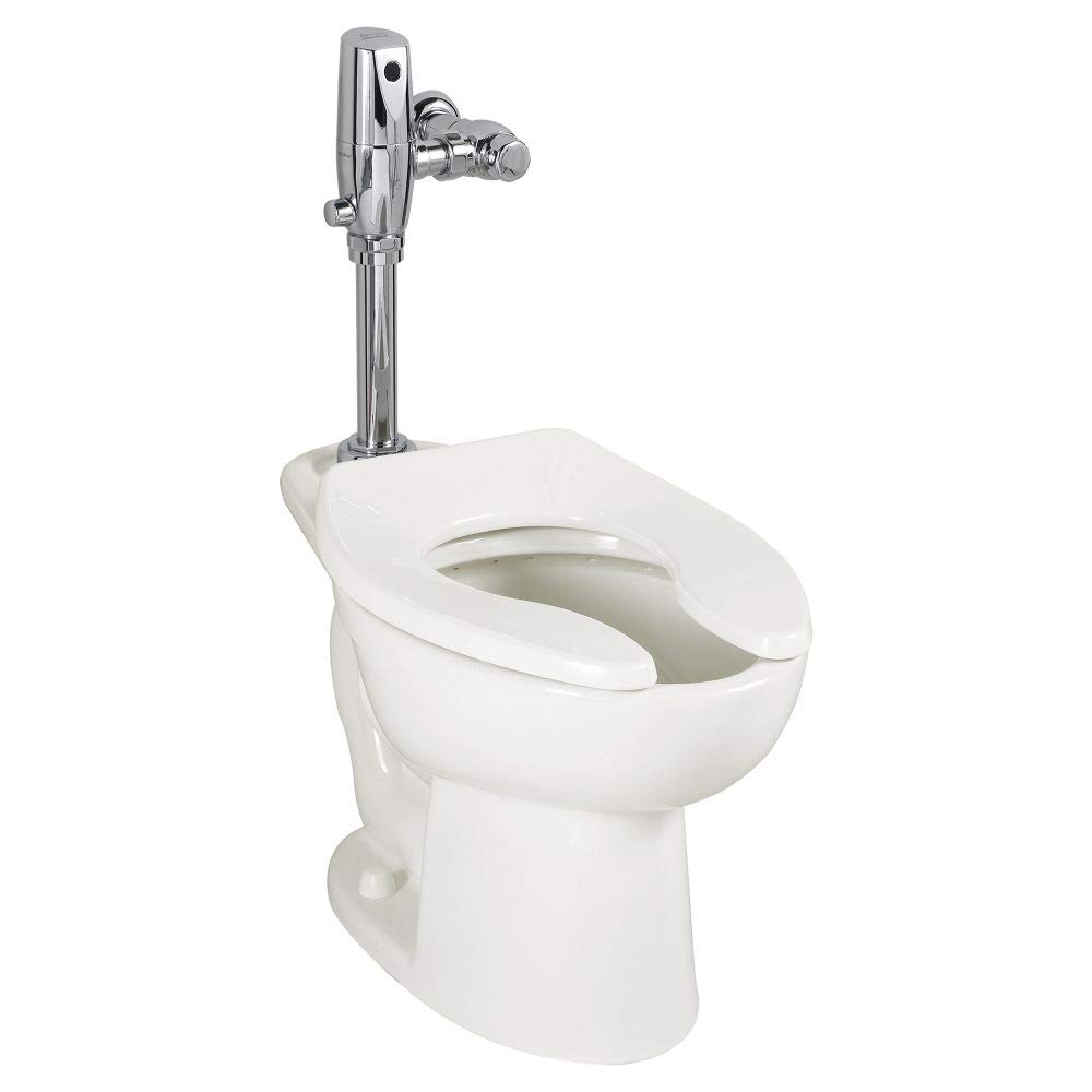 American Standard 3451.001.020 Madera Everclean 15-Inch Universal Top Spud Floor Mount Toilet Bowl, White - Durable & Easy-Clean Bathroom Fixture for Home & Commercial Use