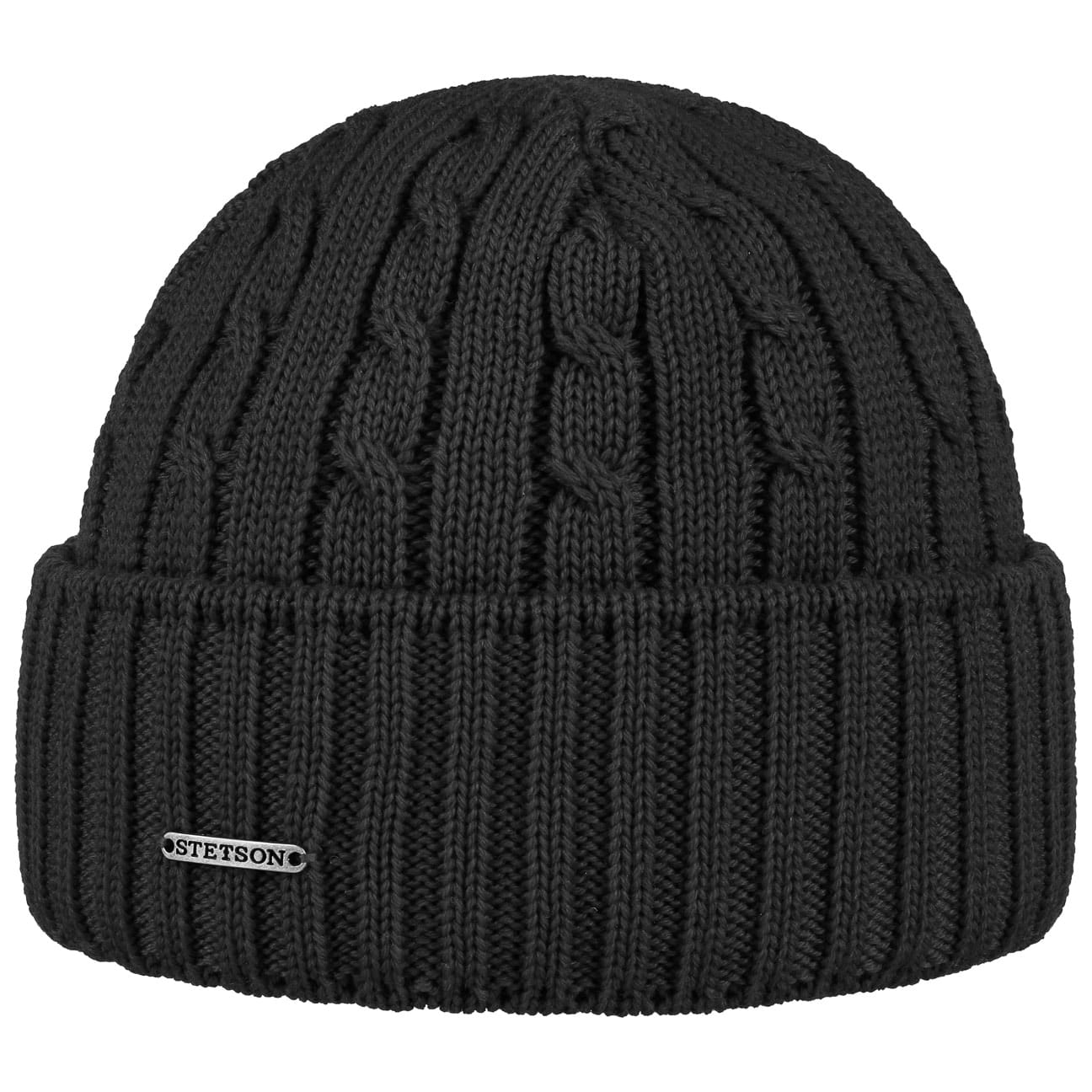 Stetson Georgia Wool Knit Hat with Cuff - Warm Winter Beanie for Men & Women - Perfect for Skiing, Snowboarding & Outdoor Activities