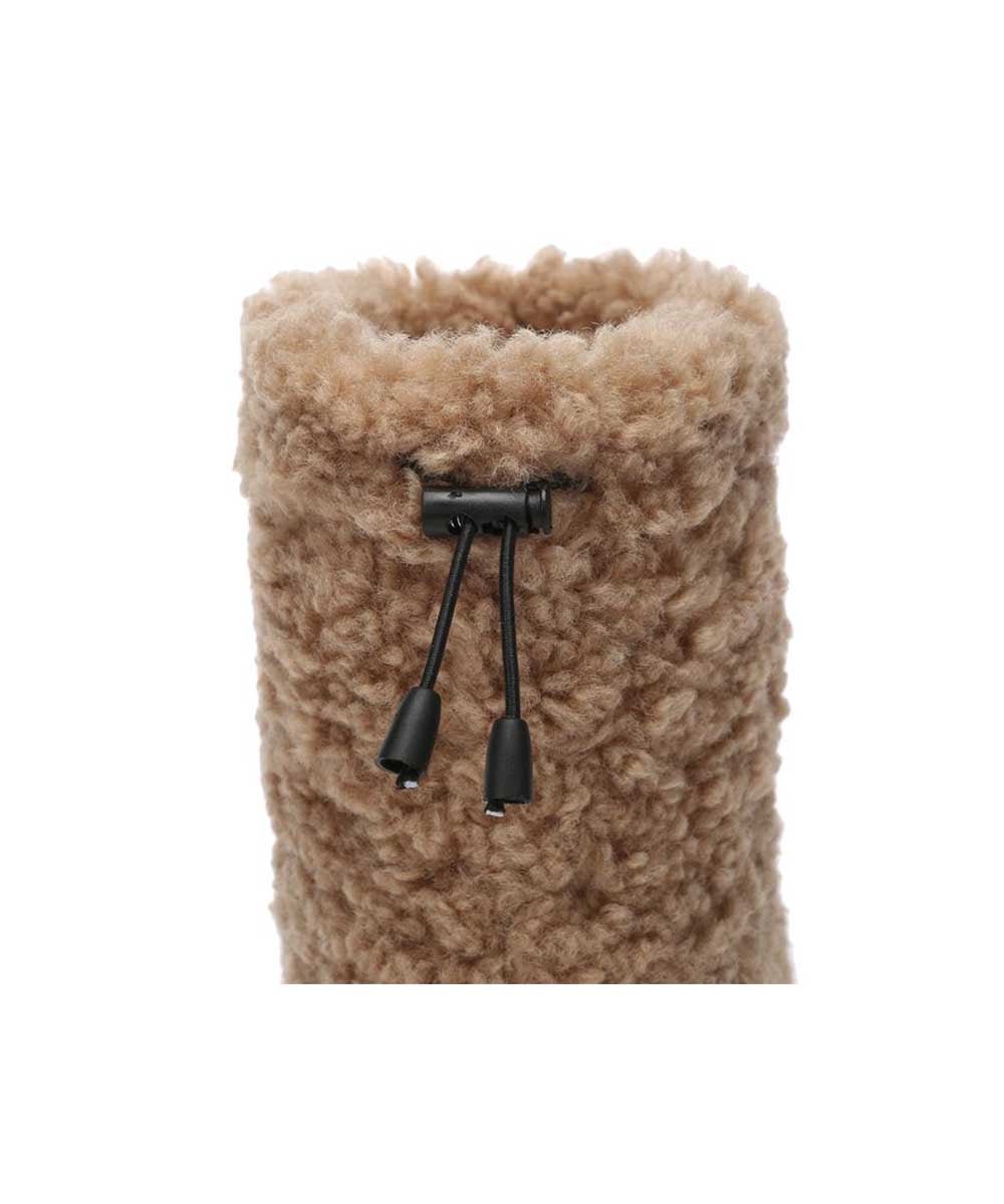 Women's Warm Plush Wool Winter Boots - Cozy Slip-On Snow Boots for Women, Perfect for Cold Weather, Snow Days & Indoor Comfort