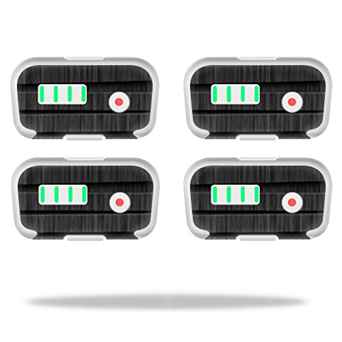 DJI Phantom 3 Battery Skins (4 Pack) - Premium Vinyl Wrap Cover Sticker with Carved Wood Design - Compatible with DJI Phantom 3 Drone Batteries - Perfect for Protection and Customization