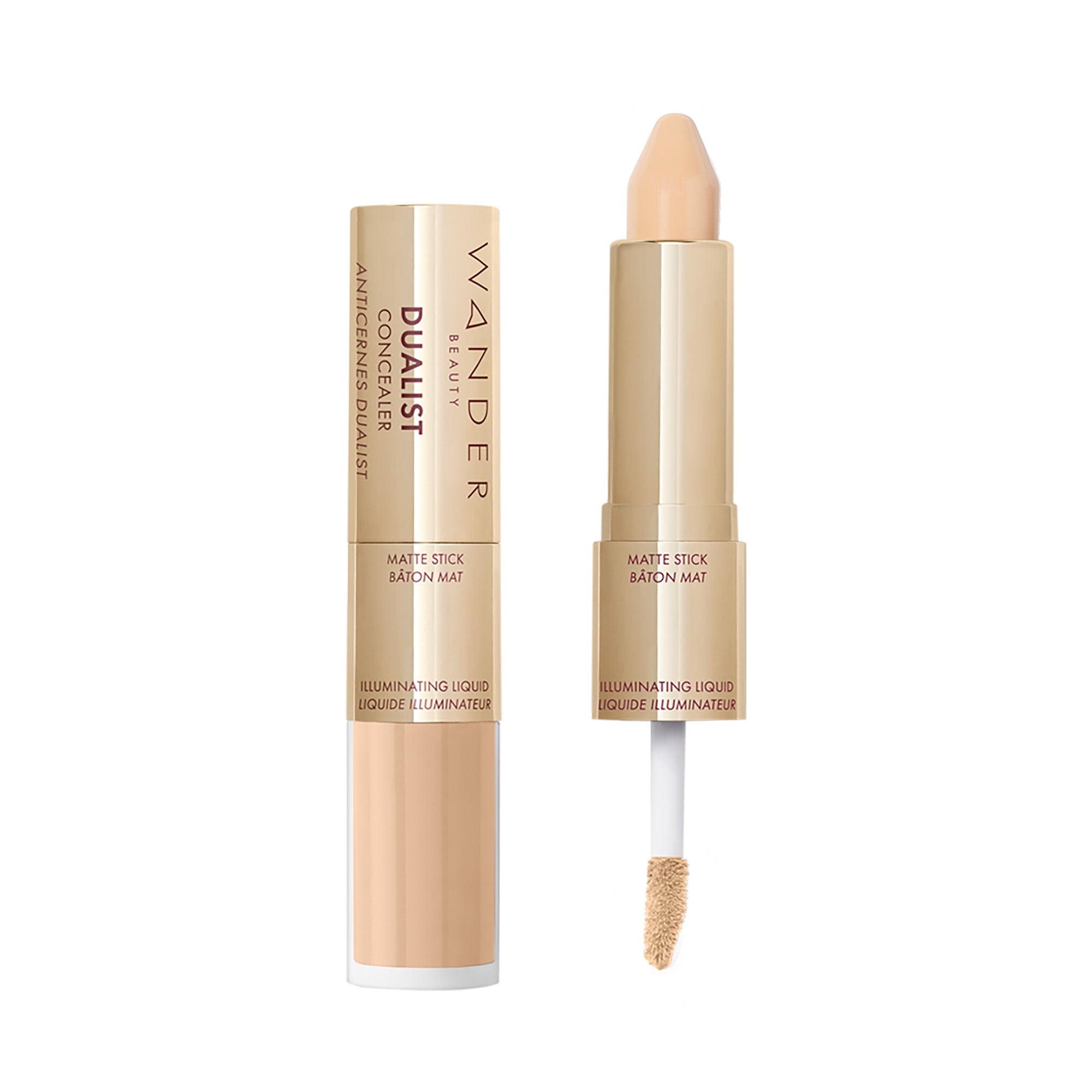 Dualist Matte and Illuminating Concealer - Full Coverage Makeup for Dark Circles & Blemishes | Perfect for Everyday Wear & Special Occasions