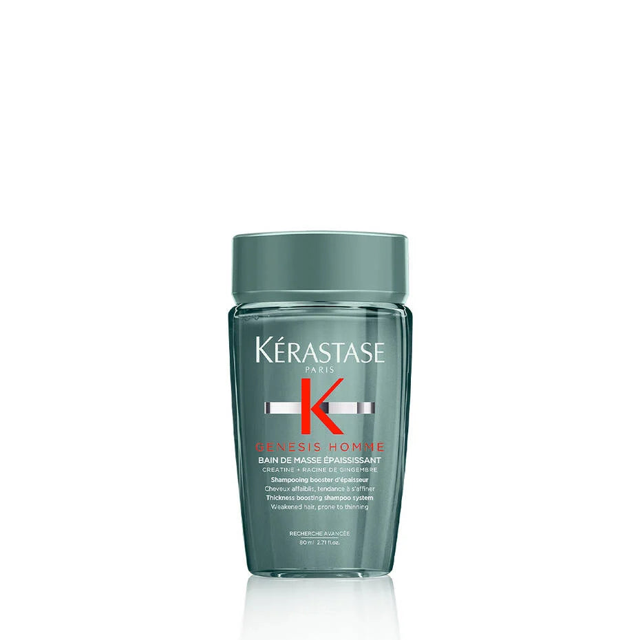 Kerastase Genesis Homme Thickening Shampoo for Men - Strengthens & Volumizes Hair - Perfect for Daily Use & Thinning Hair Care