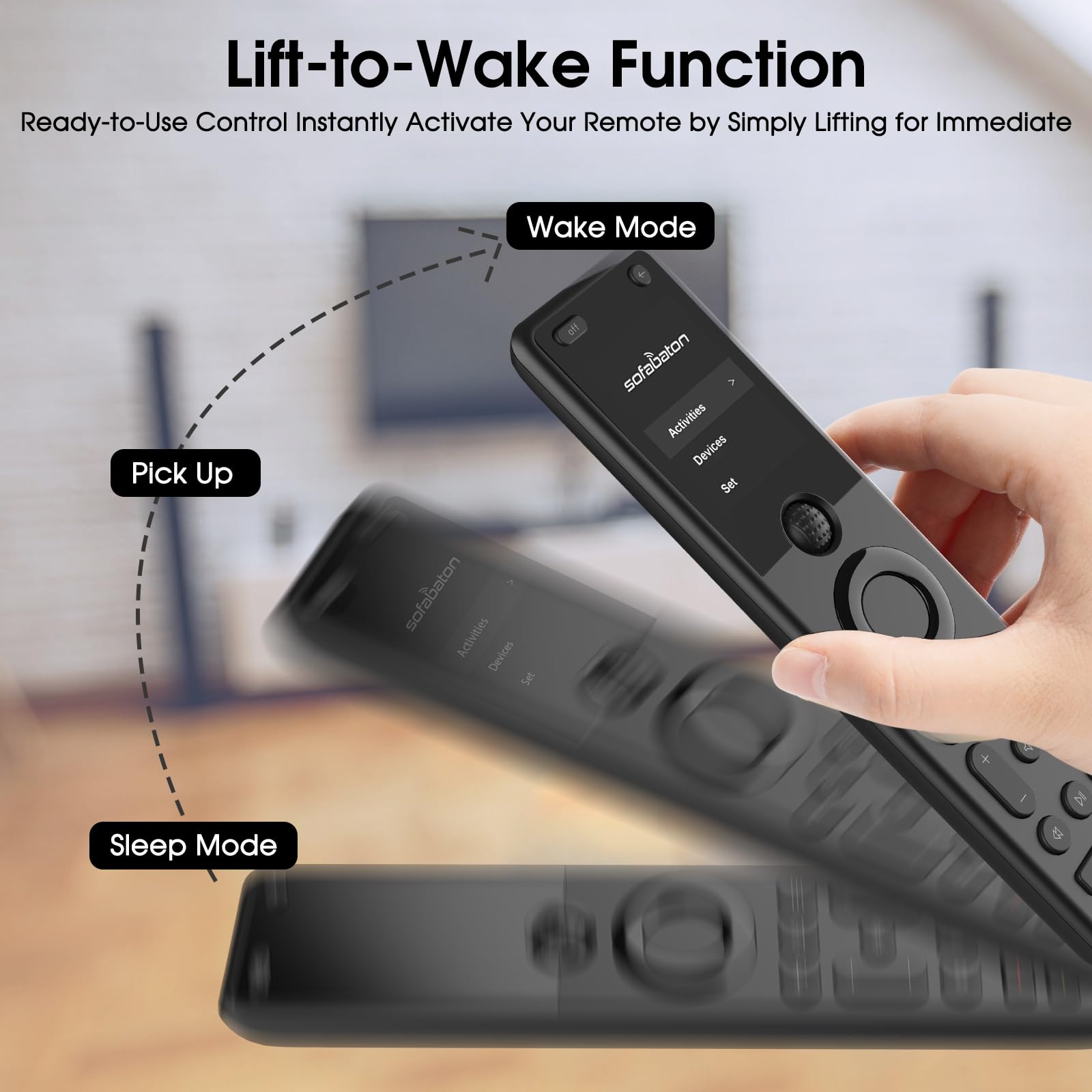 SofaBaton X1S Universal Remote Control with Hub & App - All-in-One Smart Remote for TV, Cable Box, Streaming Devices (60+ Devices) - IR, Bluetooth, WiFi, Alexa & Google Assistant Compatible - One-Touch Activities & Raise to Wake - Perfect for Home Theater & Smart Home Control
