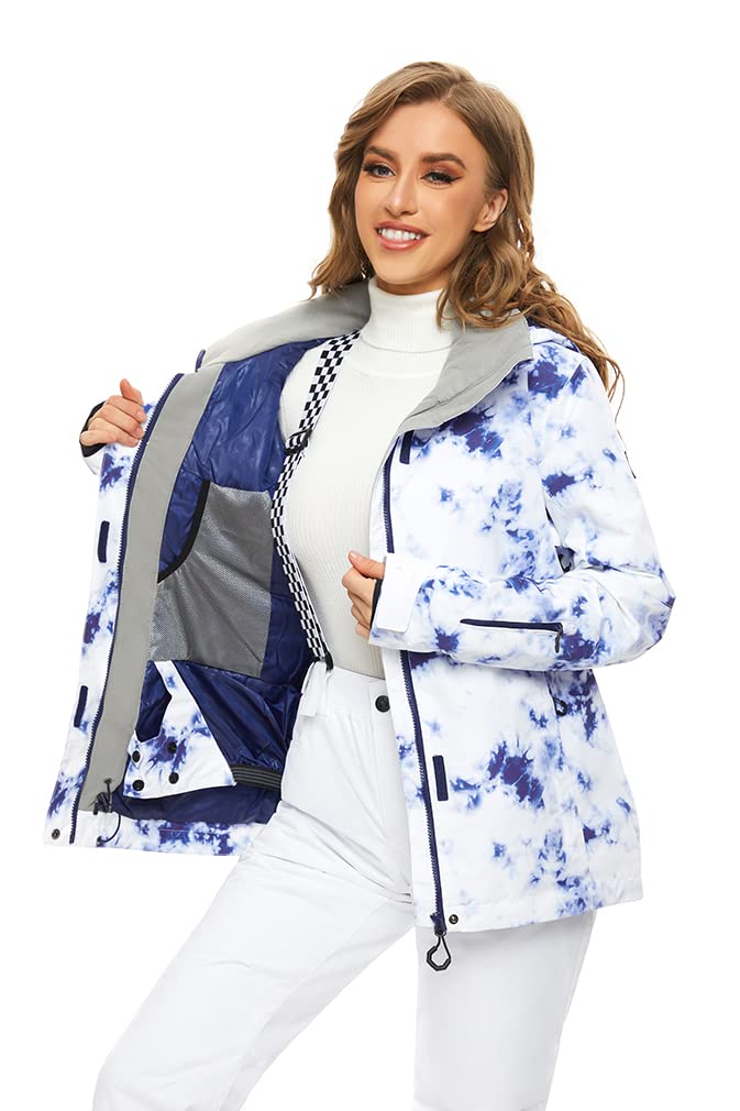 Women's Windproof Ski & Snowboard Jacket Set with Colorful Snow Pants - Waterproof Winter Outerwear for Skiing, Snowboarding & Cold Weather Activities