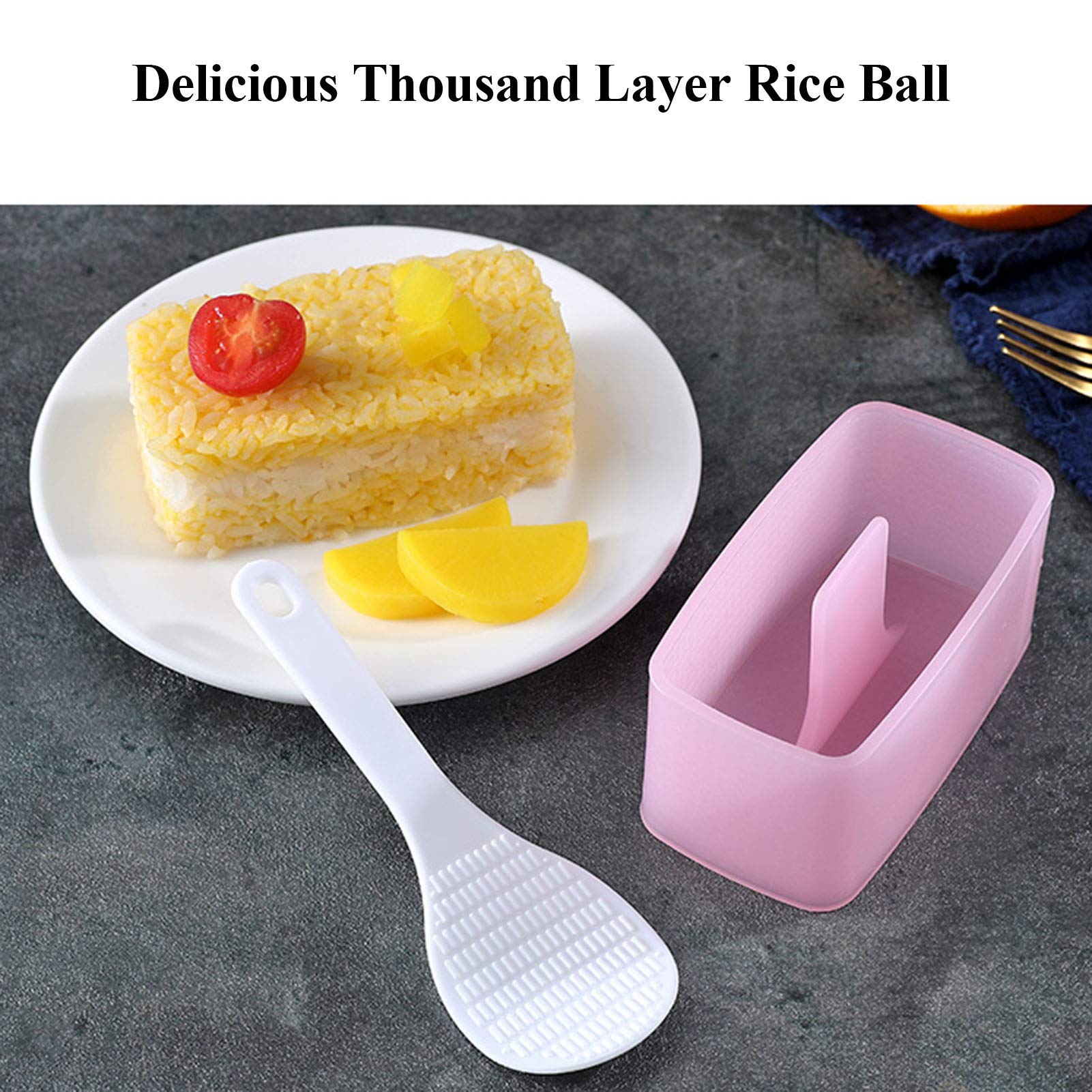 3-Pack Onigiri & Musubi Mold Set - Triangle Sushi Rice Ball Press Maker for Bento, Lunch Box & Home DIY - Perfect for Japanese Cuisine, Meal Prep & Party Snacks