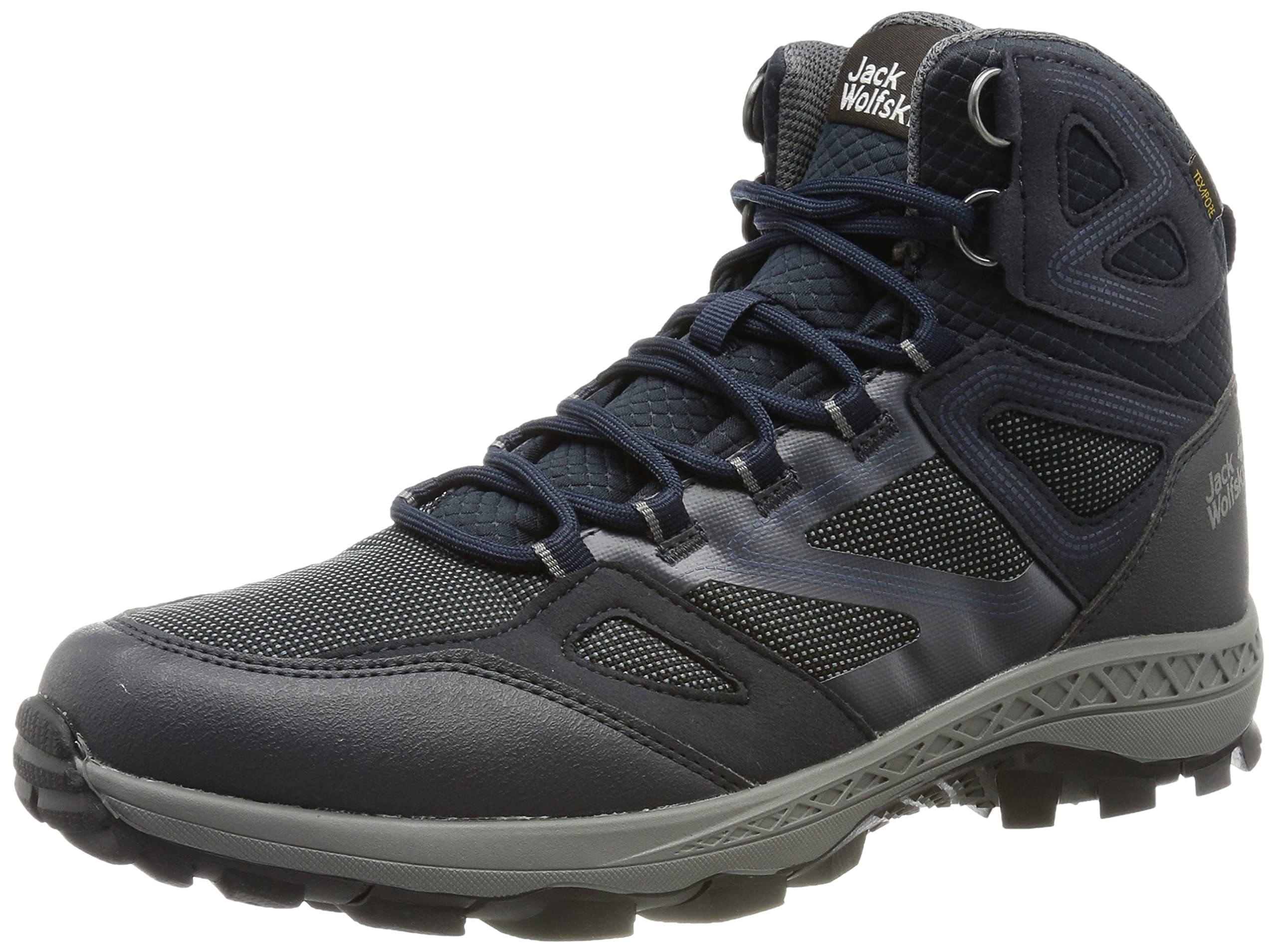Jack Wolfskin Men's Outdoor Hiking Shoes - Waterproof & Lightweight Trail Running Sneakers for Adventure Travel, Camping, and Mountain Climbing