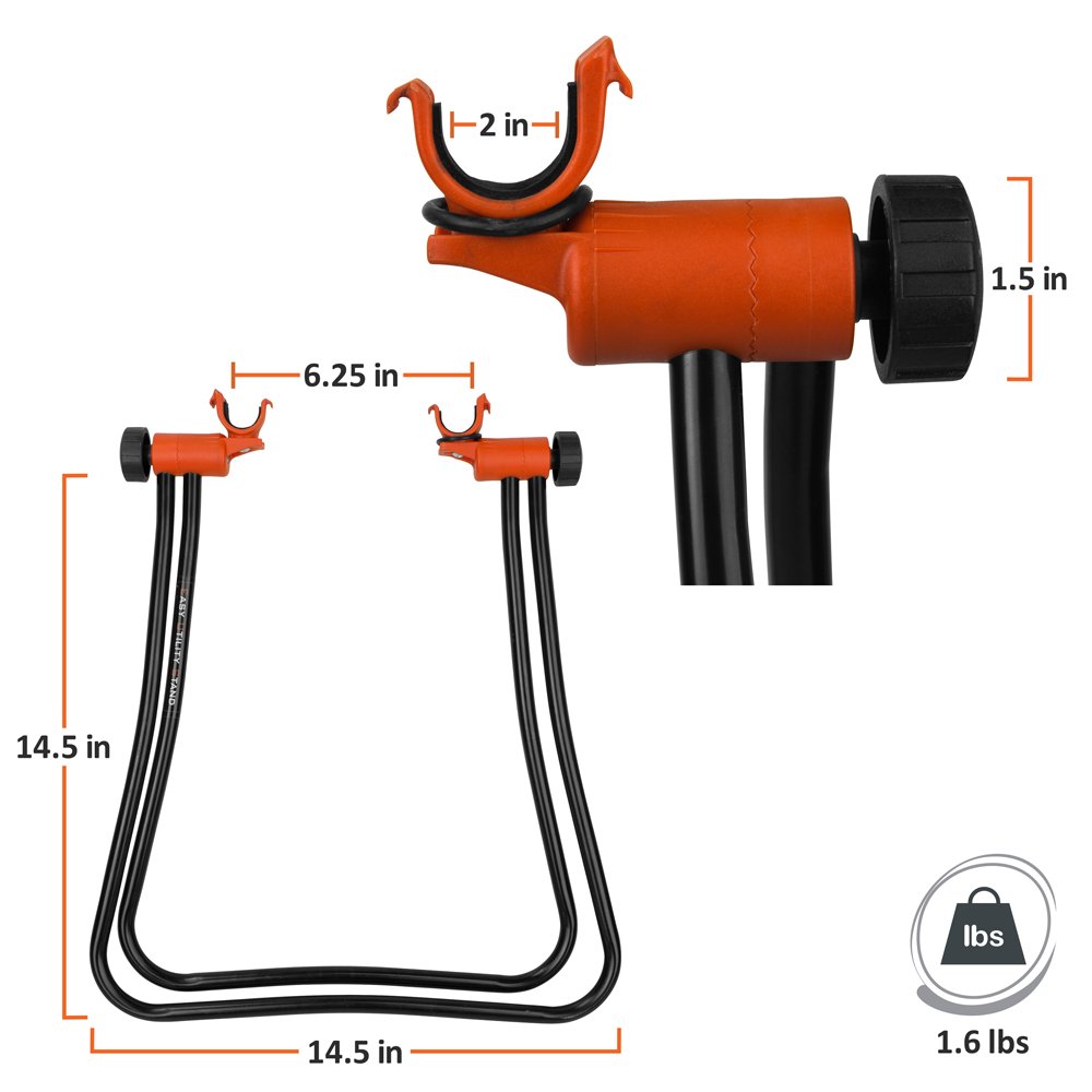 Ibera Adjustable Height Foldable Bike Repair Stand - Heavy Duty Bicycle Maintenance Rack for Storage & Mechanic Work - Perfect for Home Garage, Bike Shop & Outdoor Cycling Repairs