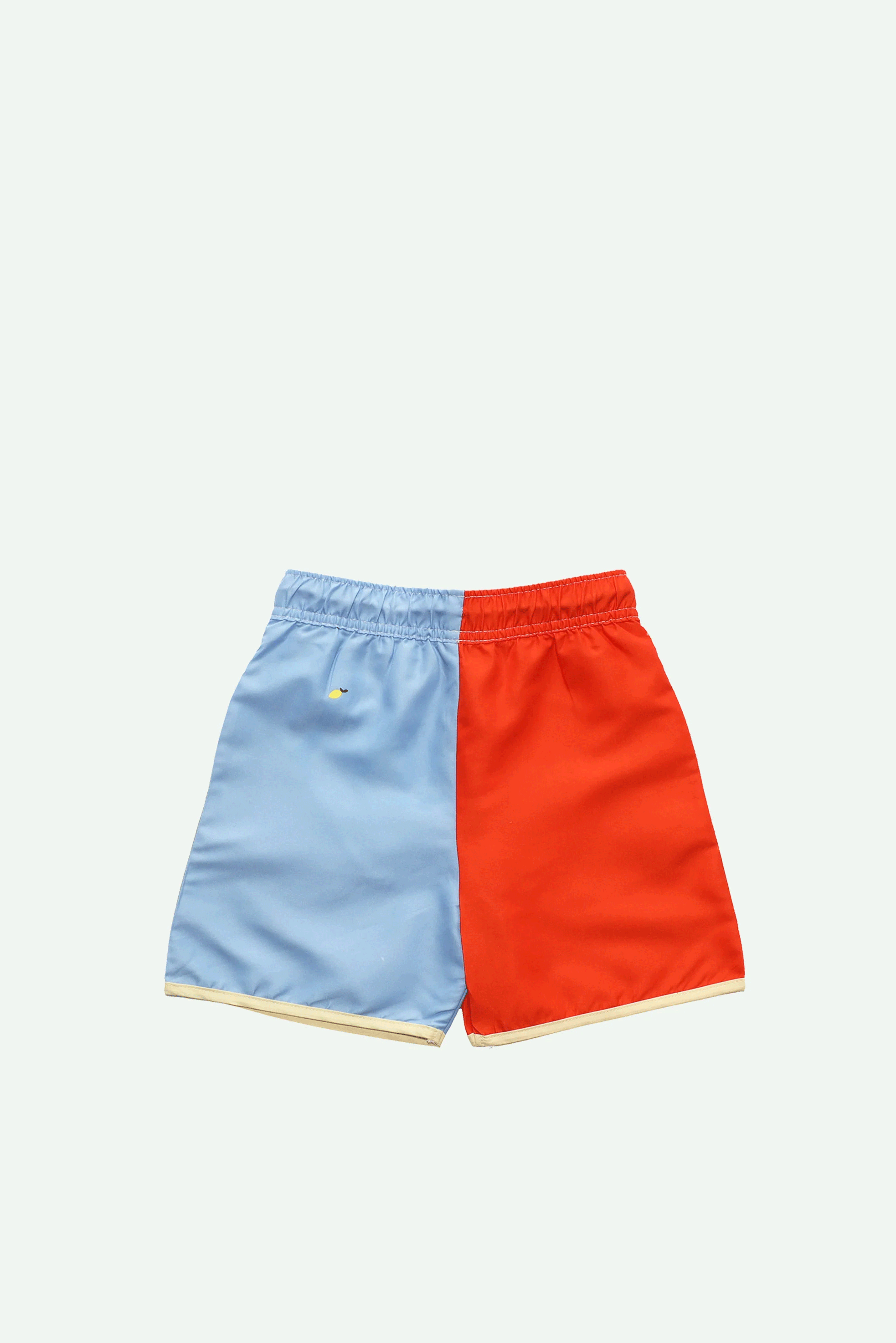 Sticky Lemon Men's Rugby Red & Badminton Blue Swim Shorts - Quick Dry, Comfortable for Swimming, Beach, and Sports Activities