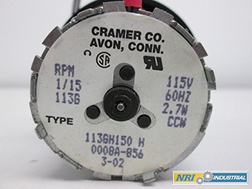 NEW Cramer Company 10193 Hours Motor Timer 115V AC D256292 - Industrial Equipment Timer for Pumps, HVAC, and Machinery Control