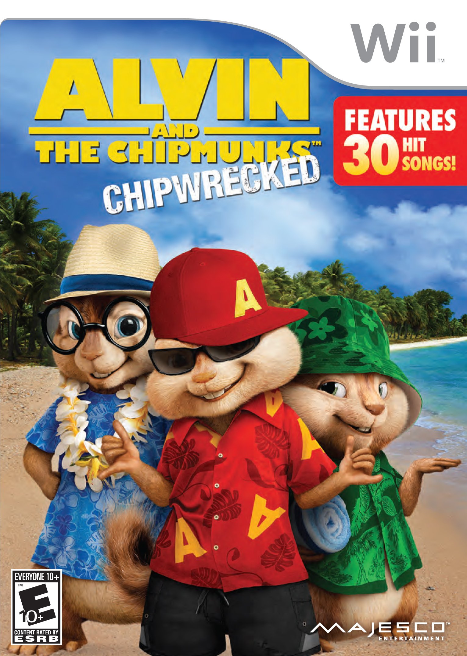Alvin and the Chipmunks: Chipwrecked - Nintendo Wii Game for Kids & Family - Fun Adventure Party Game for Birthday Gifts & Family Game Night