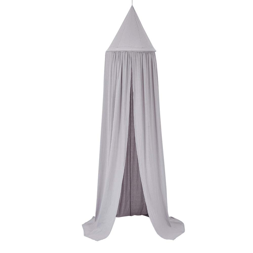 Canopy Bed Netting - Round Dome Hanging Play Tent for Baby & Kids | Mosquito & Bug Protection | Nursery, Bedroom, Outdoor Camping Decor
