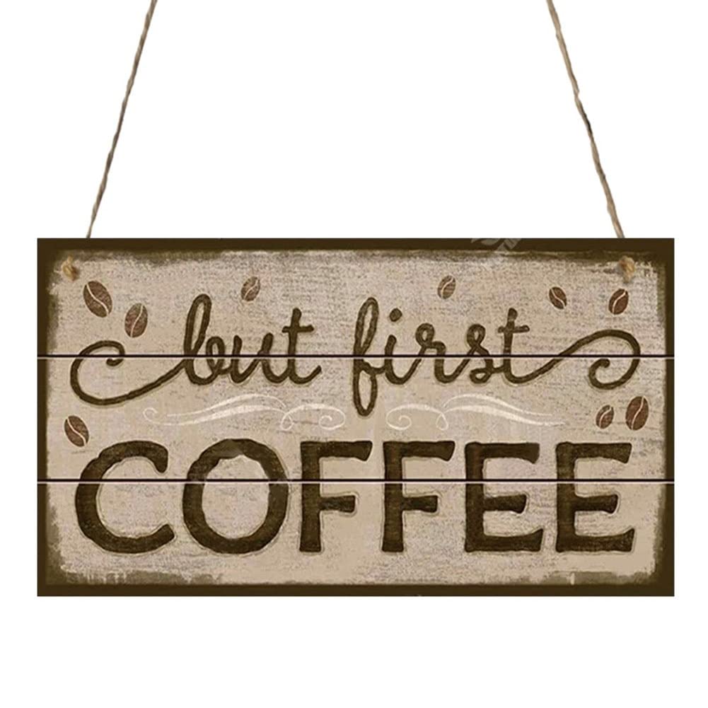 Vintage Welcome Sign Wooden Plaque - Rustic Cafe Bar Pub Wall Decor, Home Decoration for Coffee Shop, Living Room, Kitchen - Perfect for Daily Use & Holiday Greetings (Color: 06)