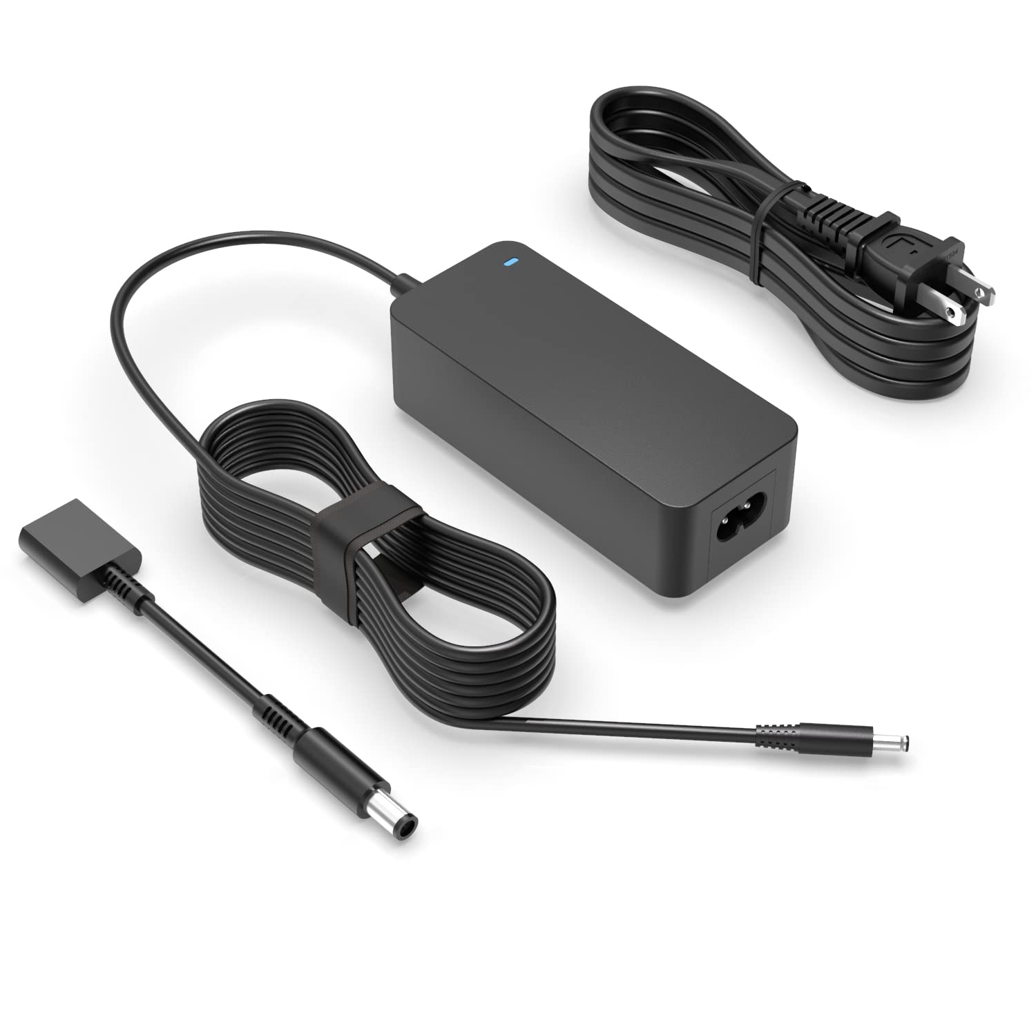 Original Title: Charger for Dell Laptop Charger, 65W, 45W, Compact Design, for All Round Connectors, (UL Safety Certified)   Optimized Title: **65W/45W Dell Laptop Charger - Compact & Lightweight AC Adapter with Universal Round Connector - UL Safety Certified - Perfect for Home, Office & Travel**