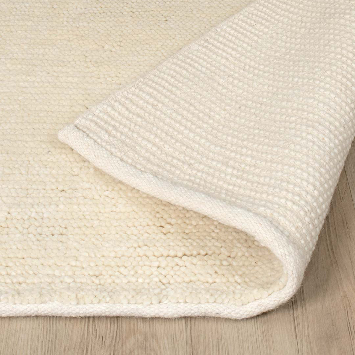 Premium Handmade Himalayan Rug (Ivory) - Authentic Wool Carpet for Living Room, Bedroom & Home Decor - Soft & Durable Floor Covering for Cozy Interior Design
