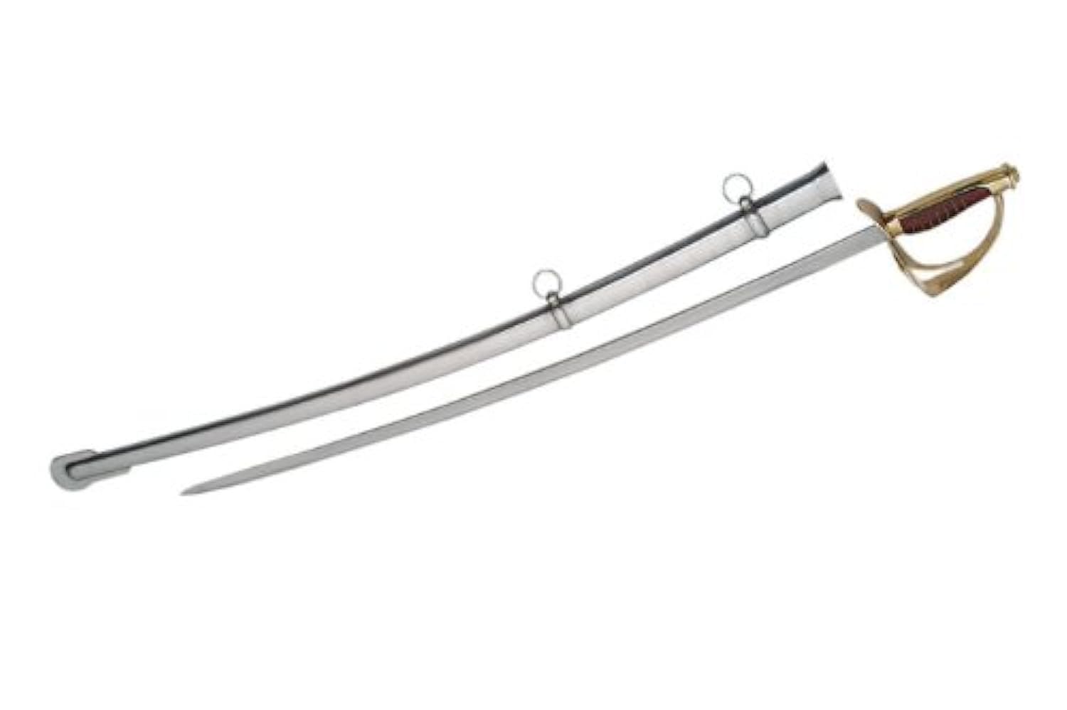 Authentic Wood Handle Cavalry Saber - Szco Supplies - Perfect for Historical Reenactments, Costume Parties & Collectors
