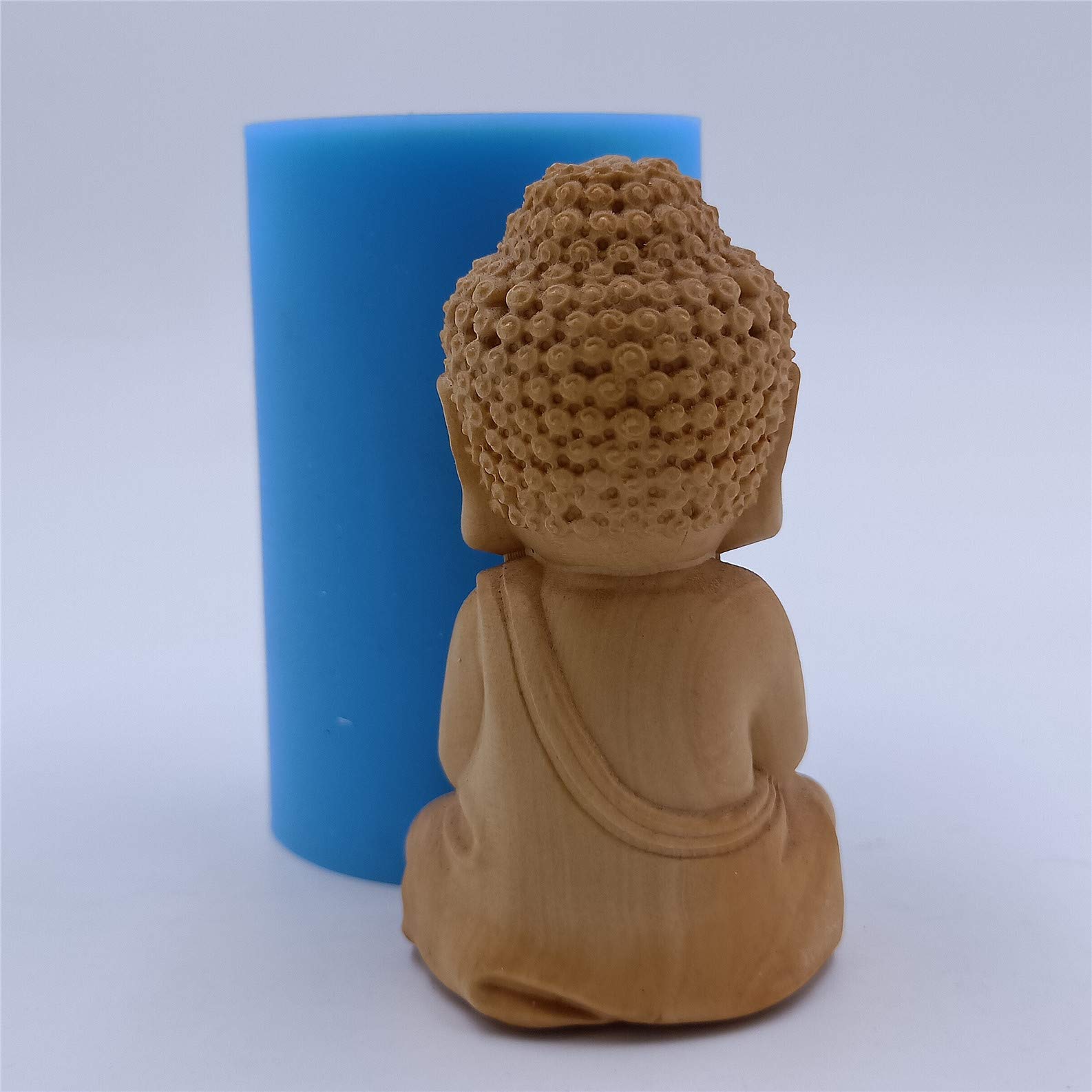 Buddha Silicone Candle Mold - Reusable DIY Candle Making Kit for Home Decor, Resin Crafts, Chocolate & Gypsum Molds - Perfect for Meditation Spaces, Yoga Studios & Gift Making